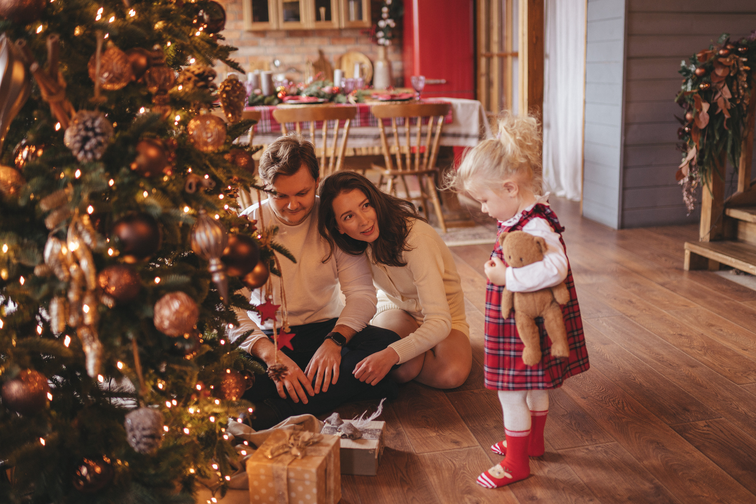 Новый год, шале. Фотограф Москва Семейные фотосессии Детские фотосессии