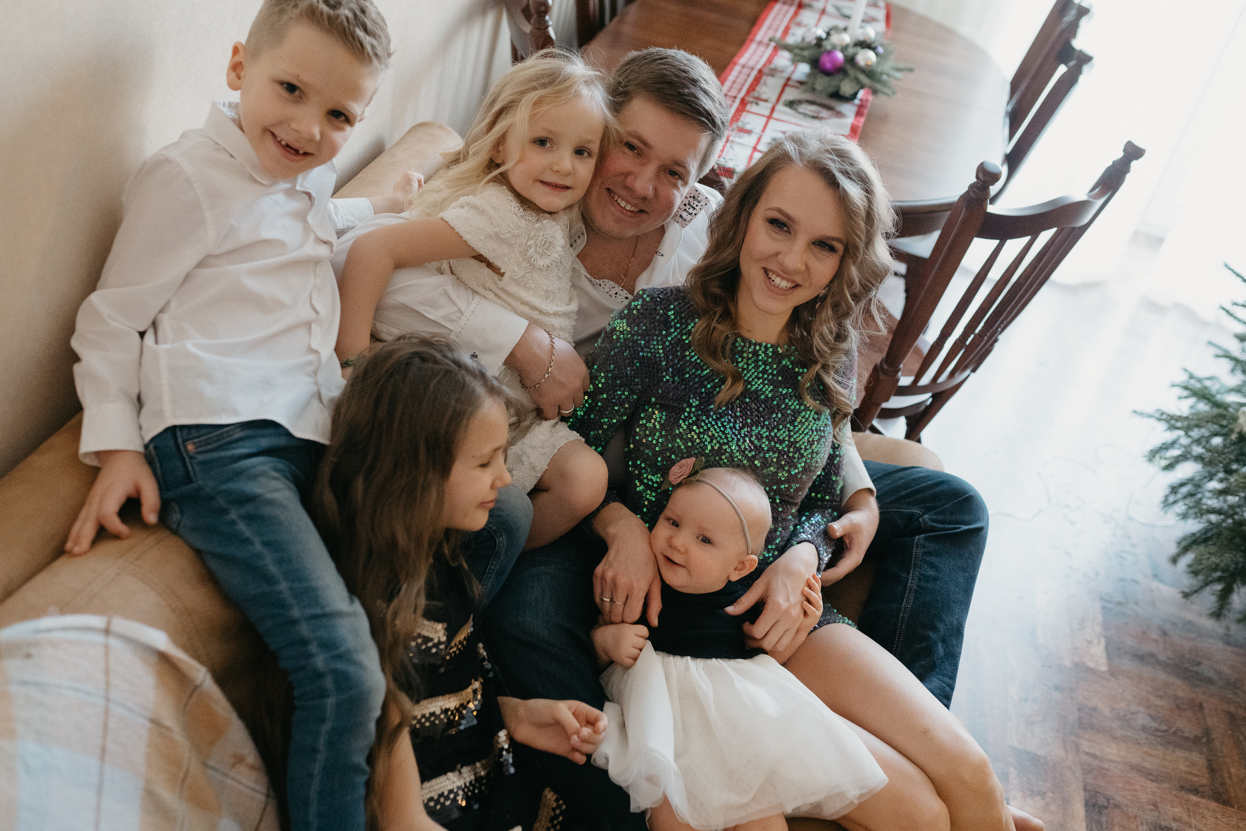 Новый год дома. Фотограф Москва Семейные фотосессии Детские фотосессии