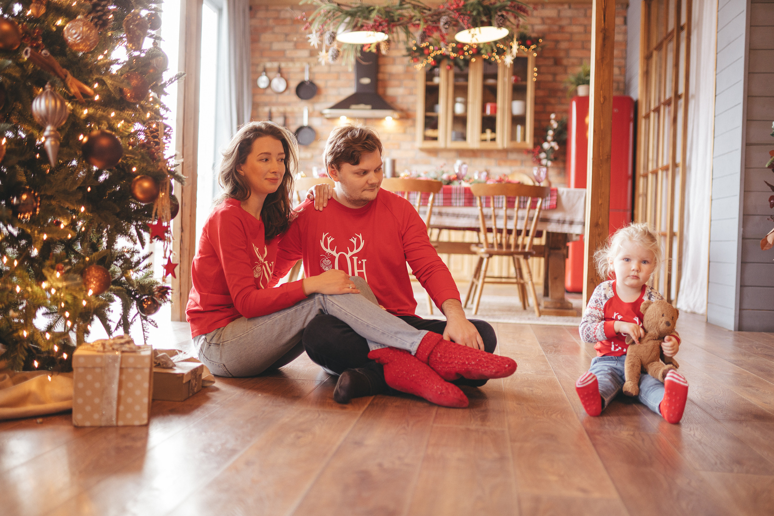 Новый год, шале. Фотограф Москва Семейные фотосессии Детские фотосессии