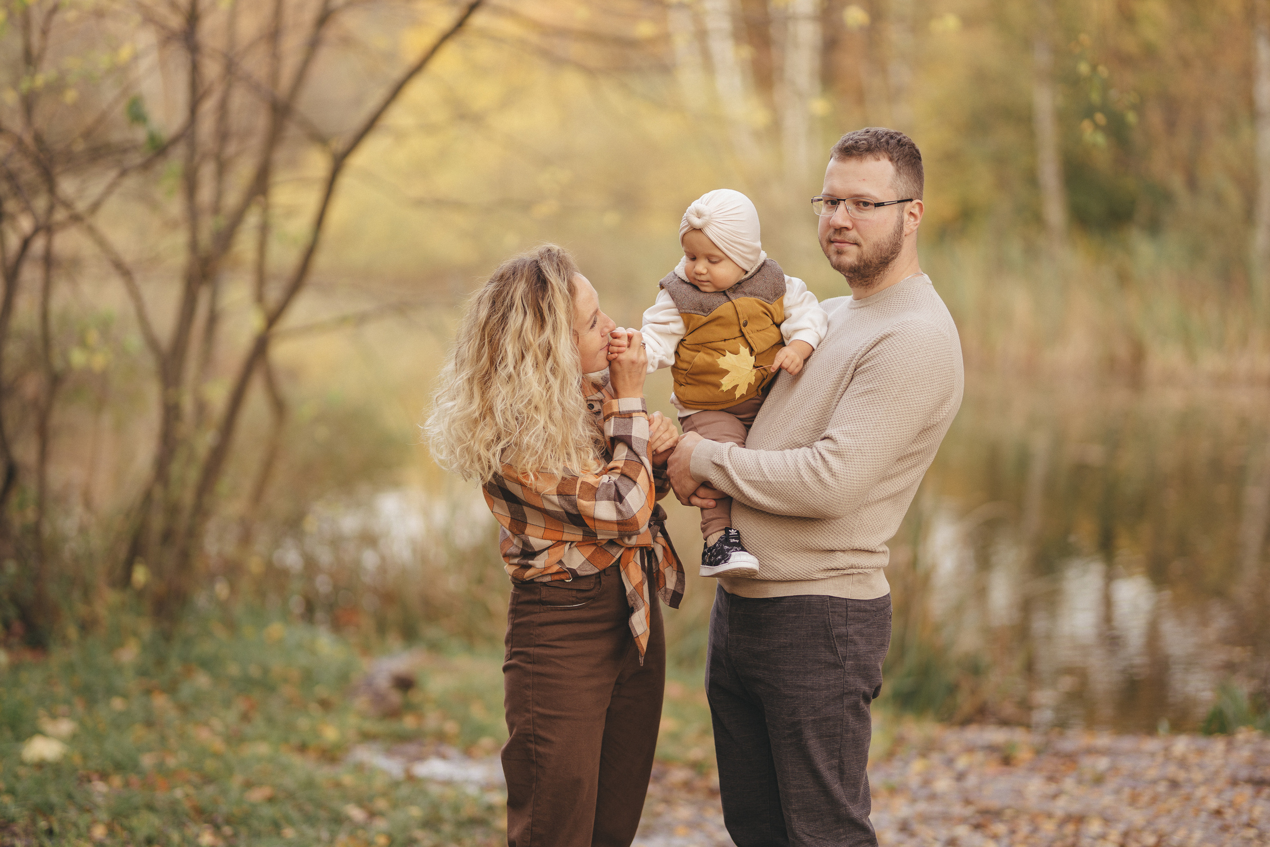 Осень в Ботаническом саду. Фотограф Москва Семейные фотосессии Детские фотосессии
