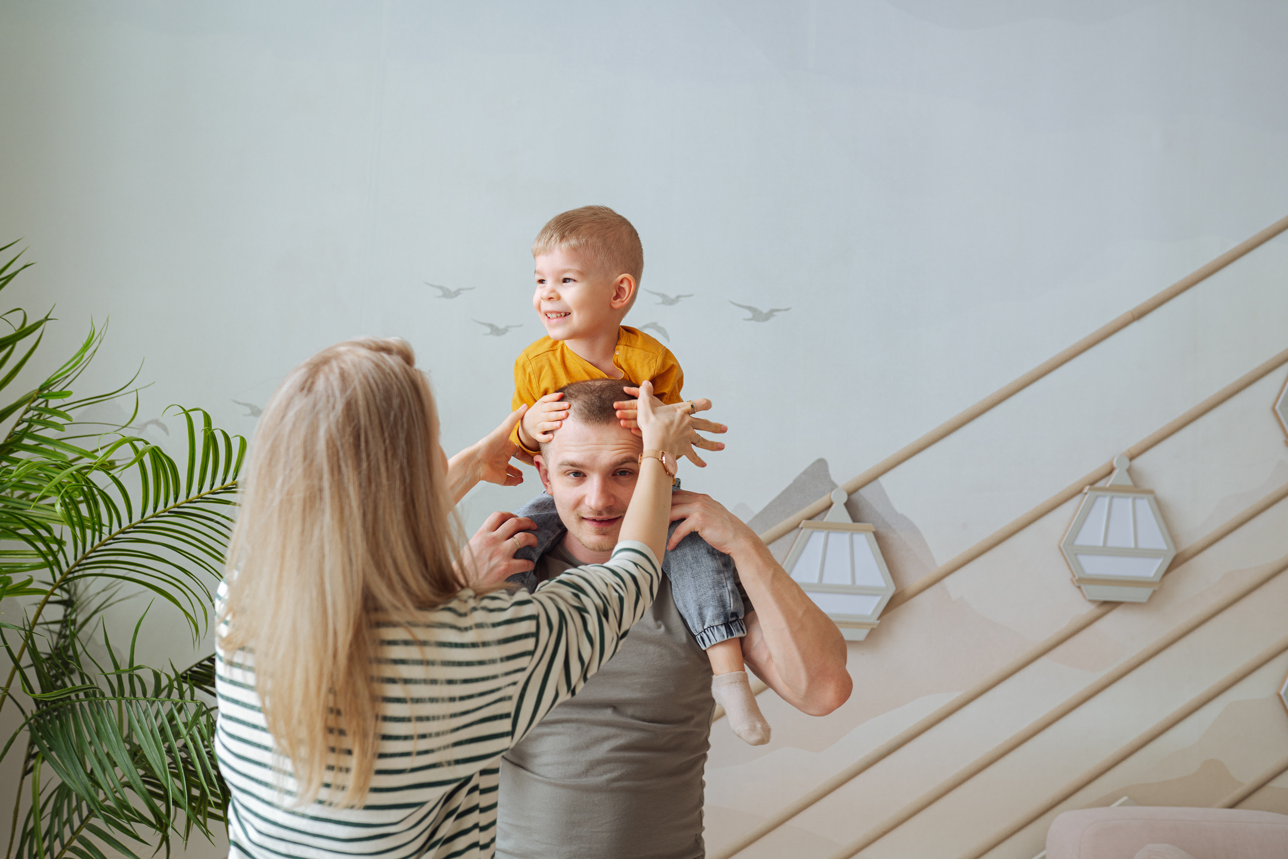 Семейная фотосессия в студии. Фотограф Москва Семейные фотосессии Детские фотосессии