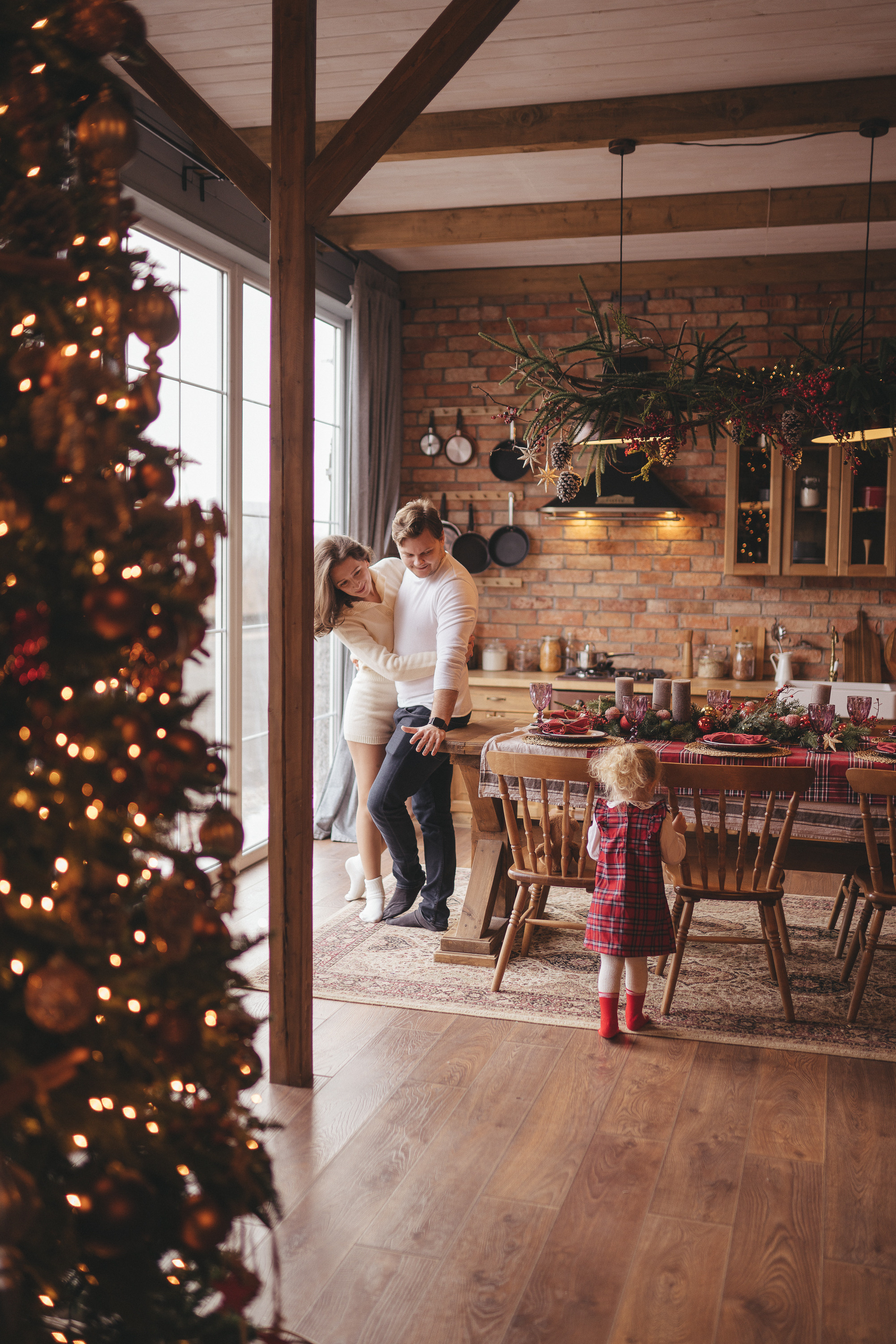 Новый год, шале. Фотограф Москва Семейные фотосессии Детские фотосессии