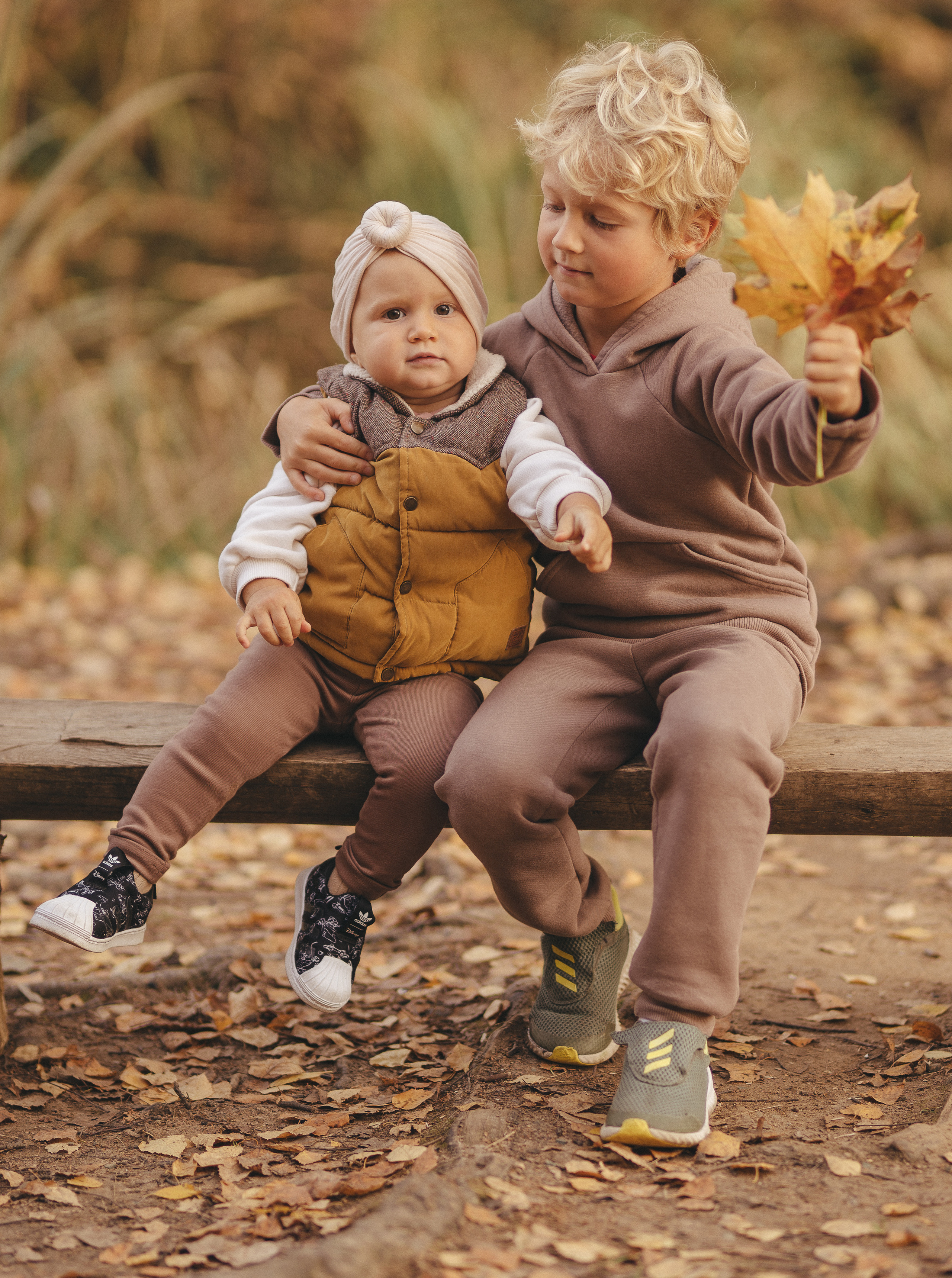 Осень в Ботаническом саду. Фотограф Москва Семейные фотосессии Детские фотосессии
