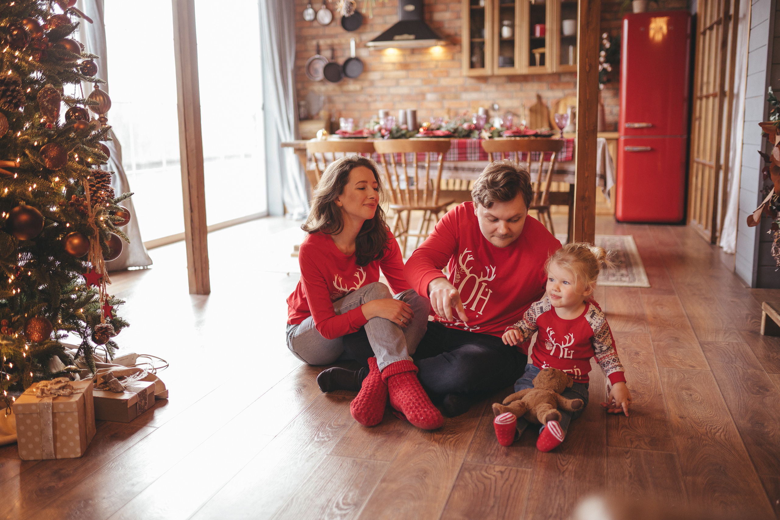Новый год, шале. Фотограф Москва Семейные фотосессии Детские фотосессии