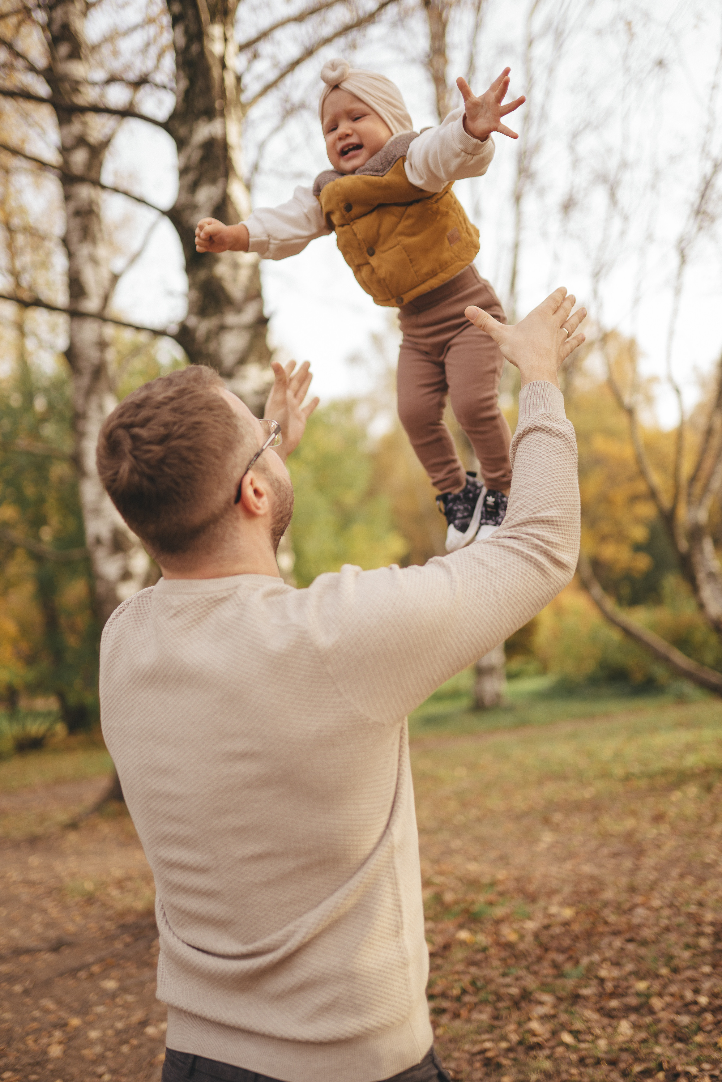 Осень в Ботаническом саду. Фотограф Москва Семейные фотосессии Детские фотосессии