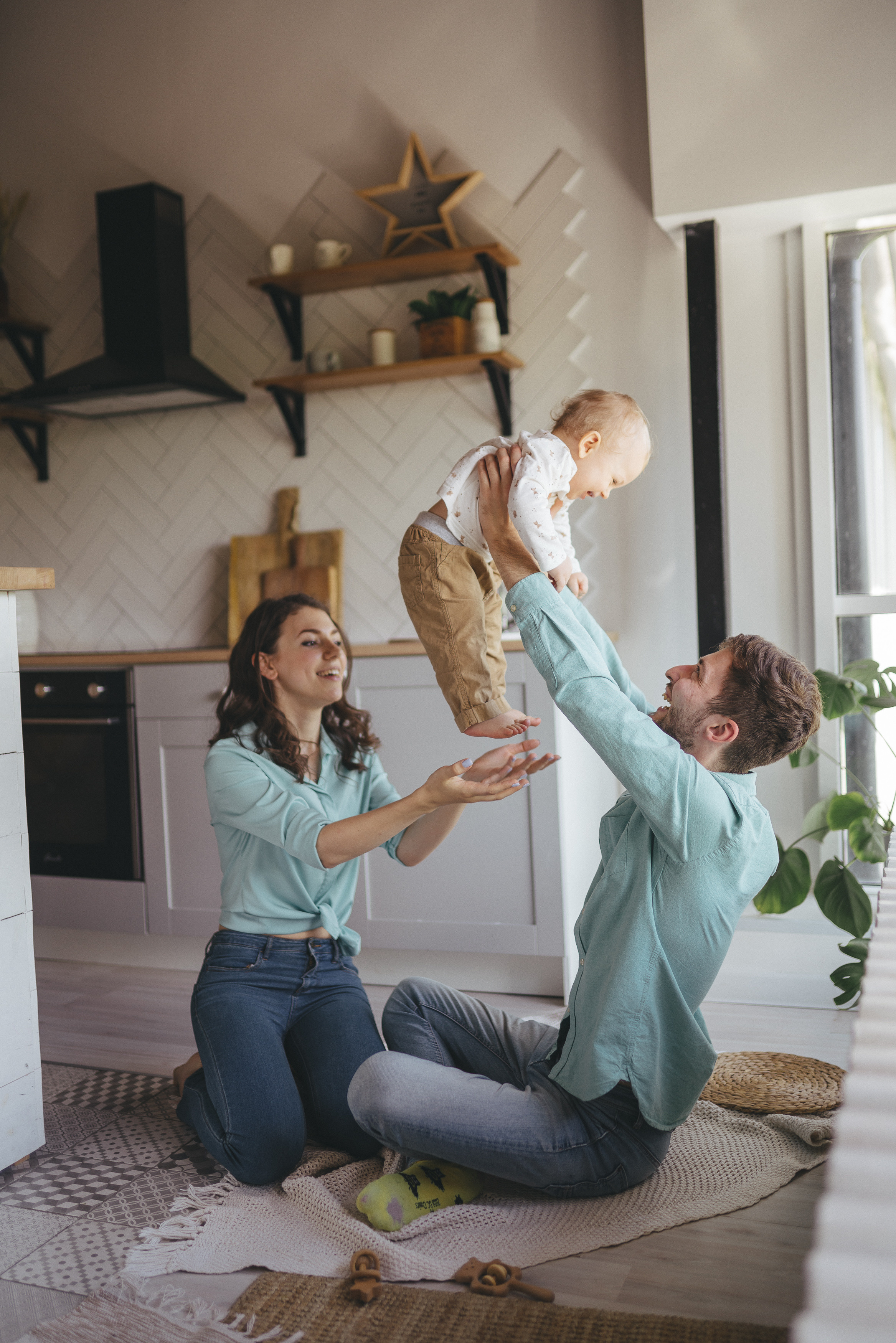 Семейная фотосессия в день рождения. Фотограф Москва Семейные фотосессии Детские фотосессии