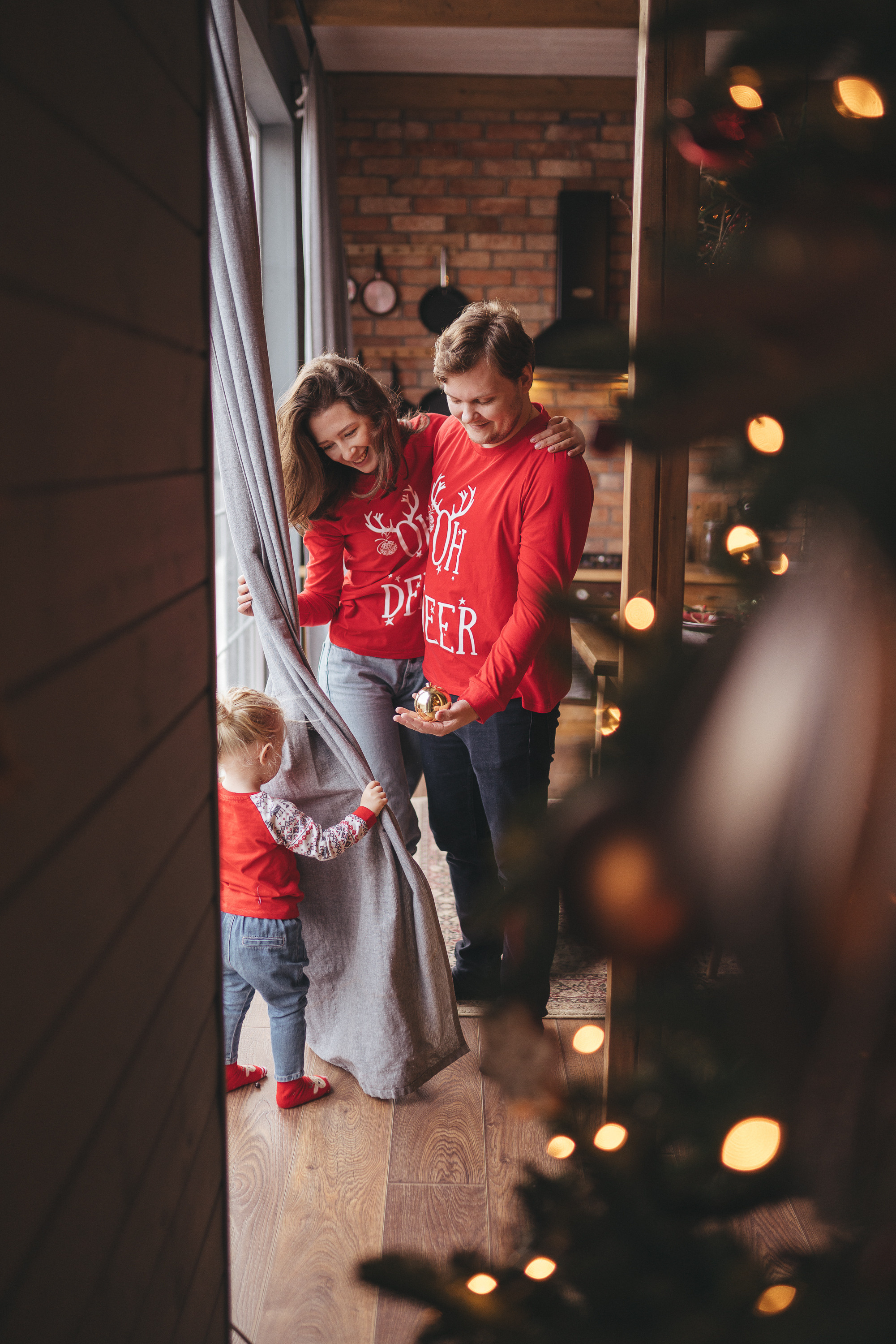 Новый год, шале. Фотограф Москва Семейные фотосессии Детские фотосессии