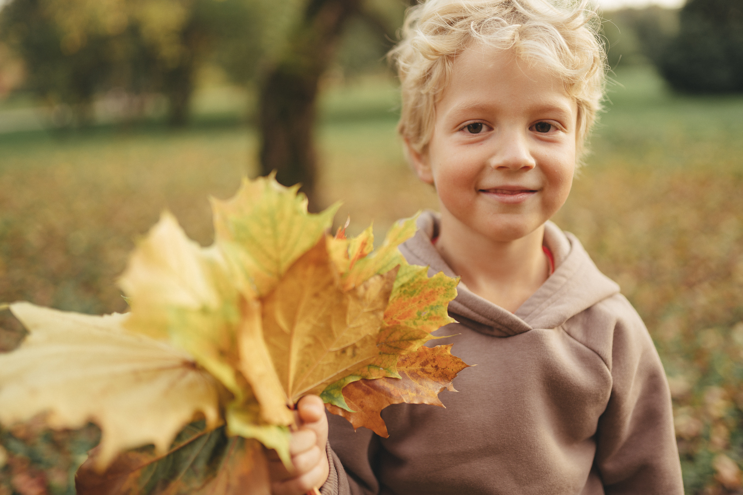 Осень в Ботаническом саду. Фотограф Москва Семейные фотосессии Детские фотосессии