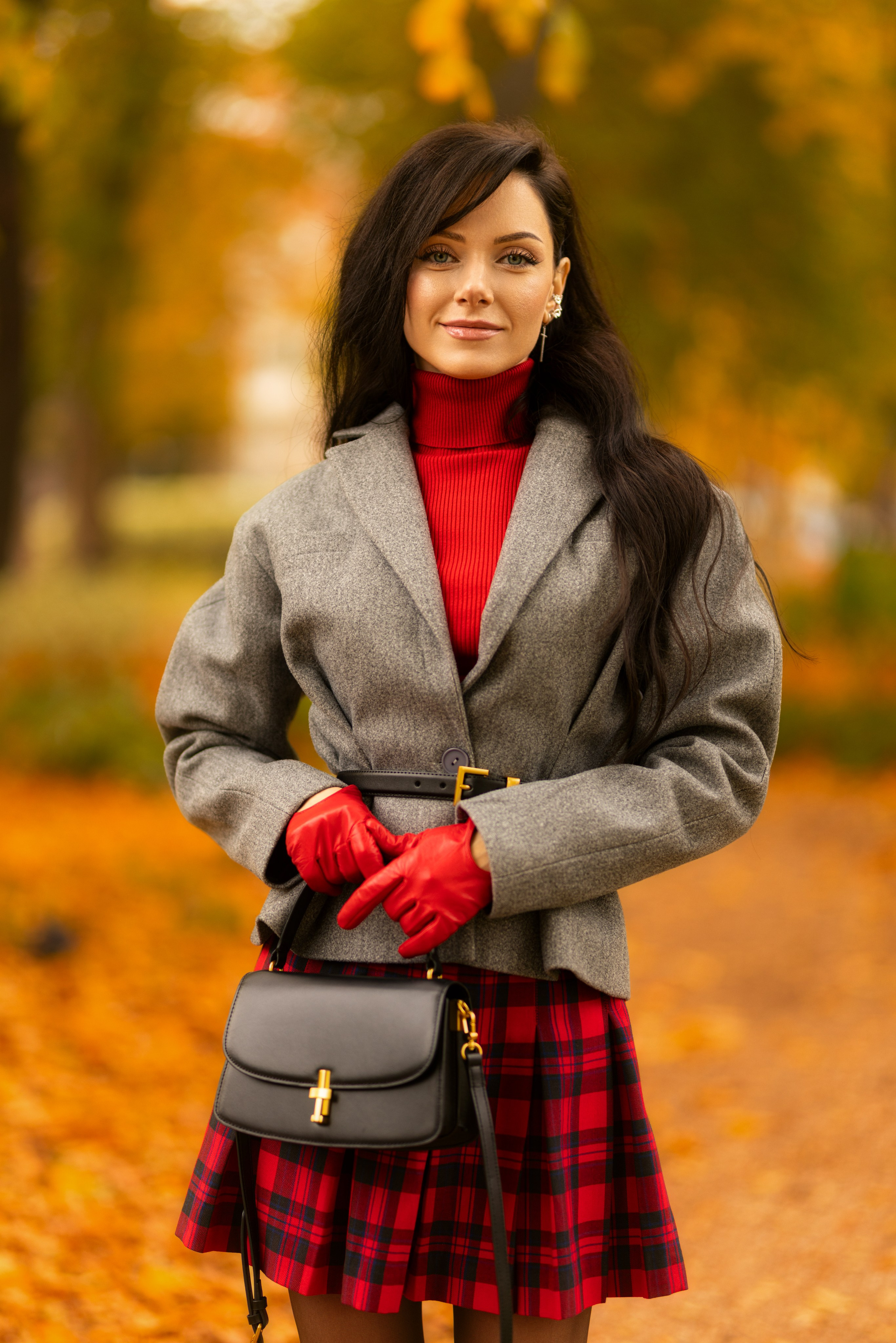 Фотосет с Екатериной в парке на осеннюю тему для «себя». Дмитрий Шульгин, портретный фотограф в Воронеже