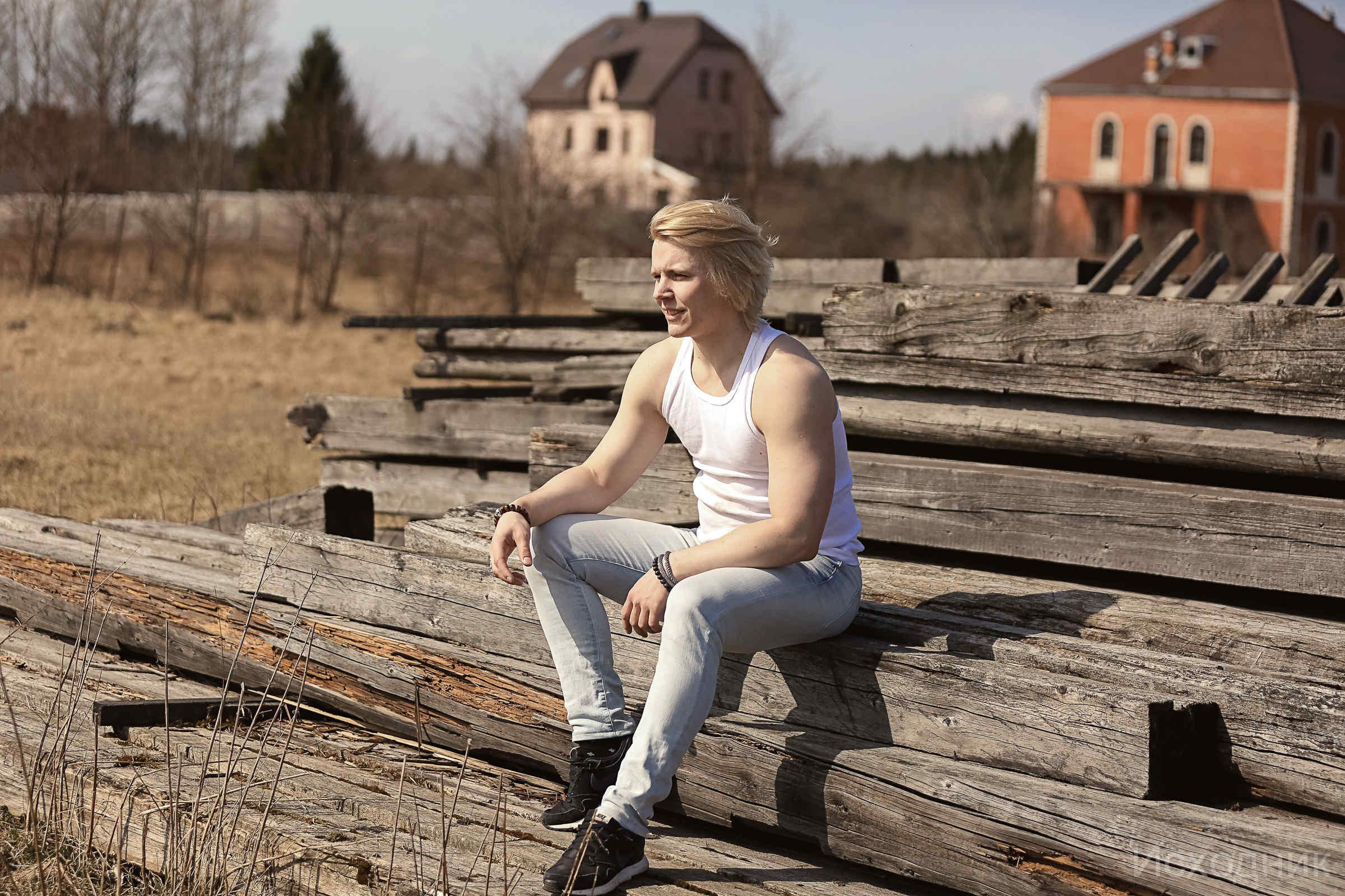 Сергей и два коня — полная версия. Фотограф женский и мужской портрет Санкт-Петербург