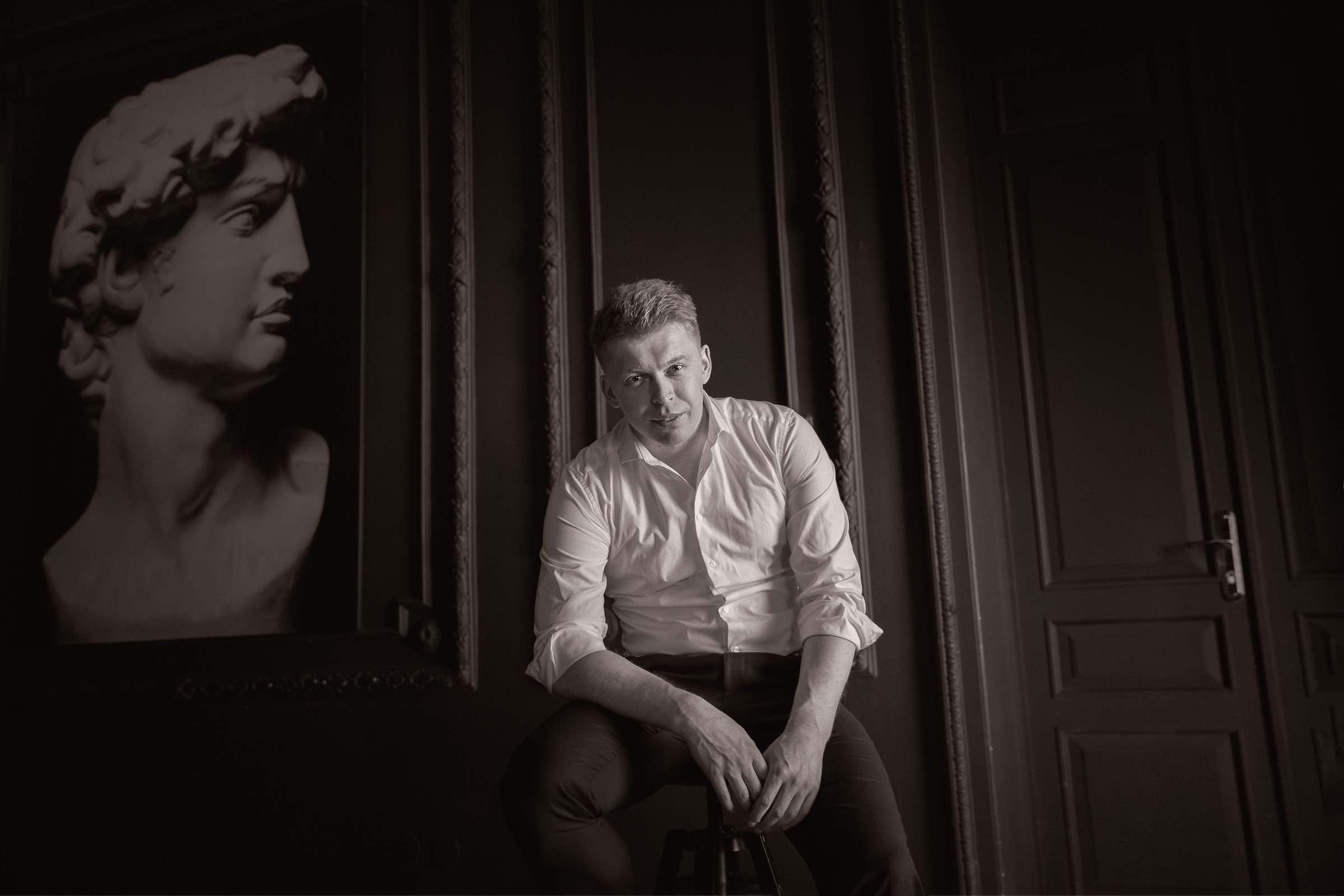 Первая съемка Сергея_2 часть. Фотограф женский и мужской портрет Санкт-Петербург