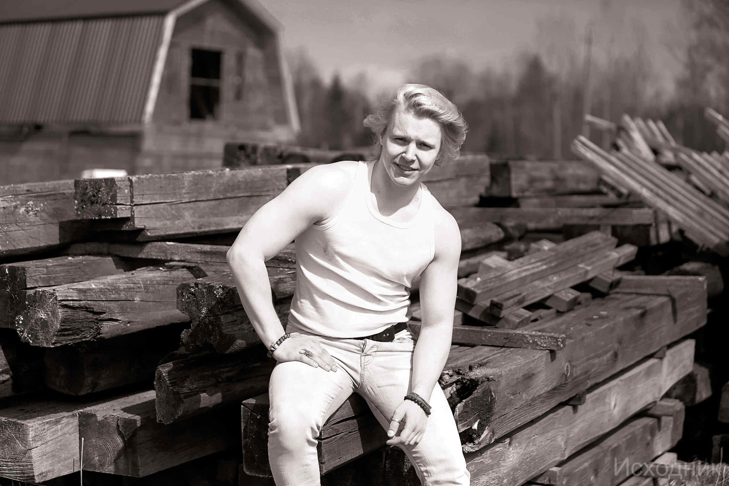 Сергей и два коня — полная версия. Фотограф женский и мужской портрет Санкт-Петербург