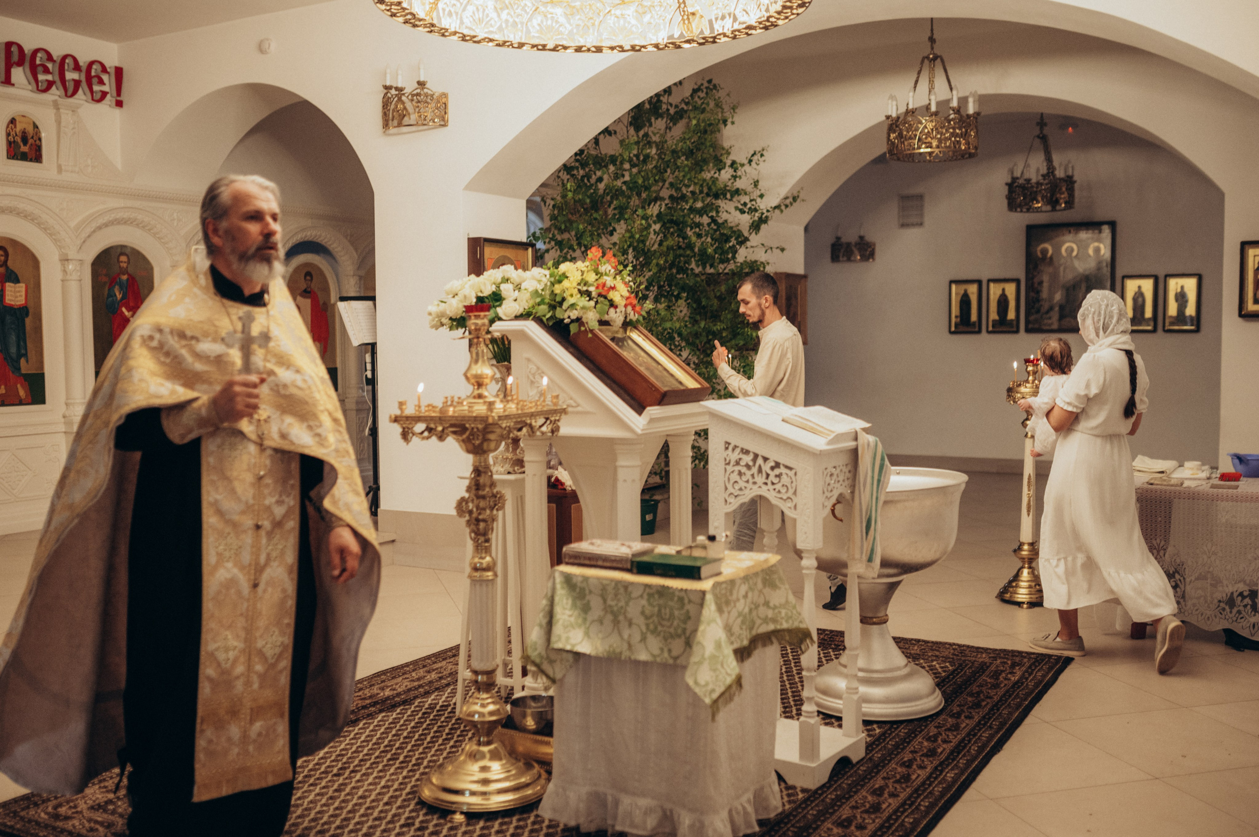 Крещение Машеньки. Семейный фотограф МОСКВА/Королёв