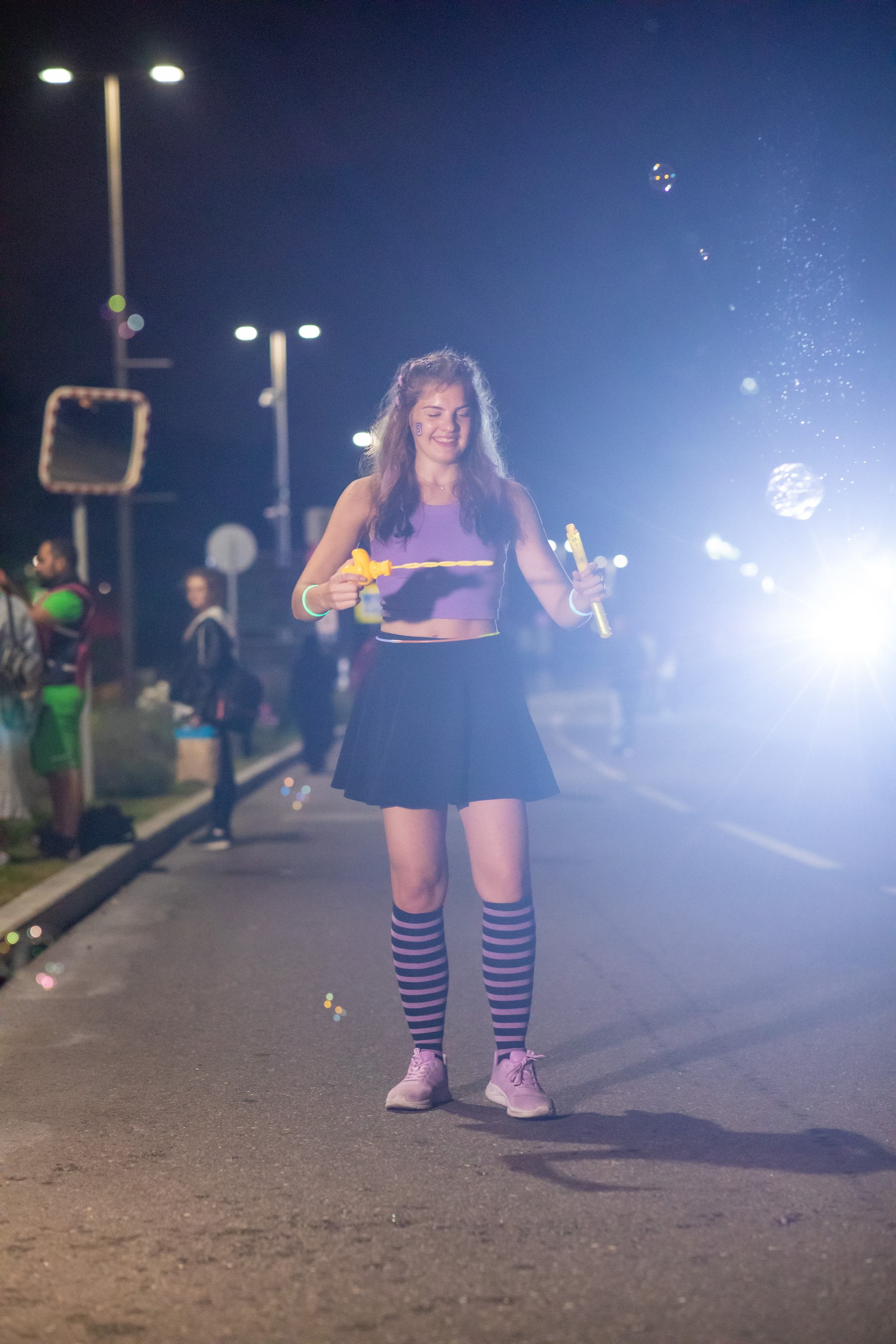 Самая крутая поддержка Ночного забега от 5 вёрст 03.08.24. Фотограф Сергей Ловкий