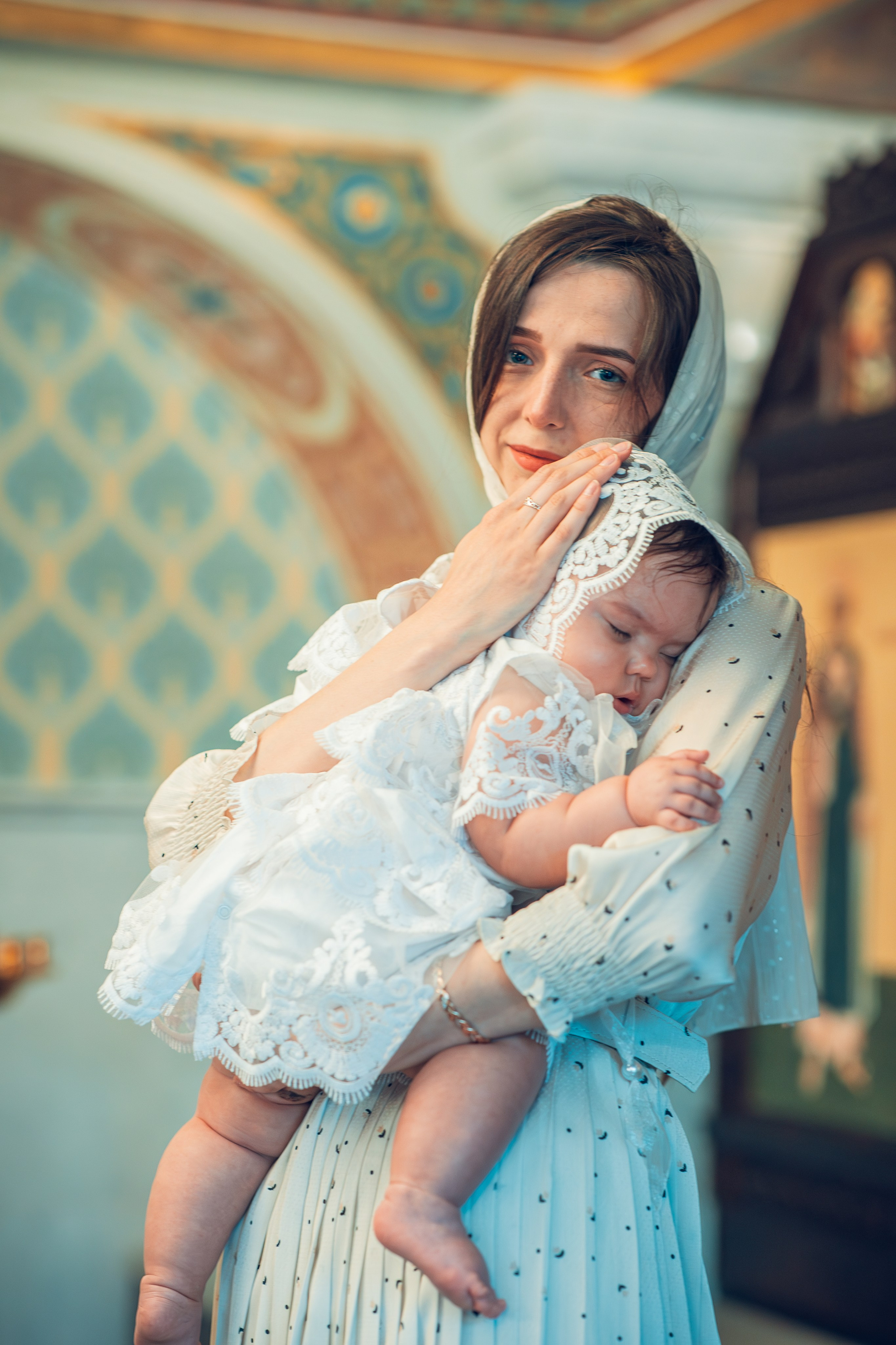 Таинство Крещения Ангелины 2024. Фотограф Таинств Крещение и Венчания г. Магадан Власова Ульяна