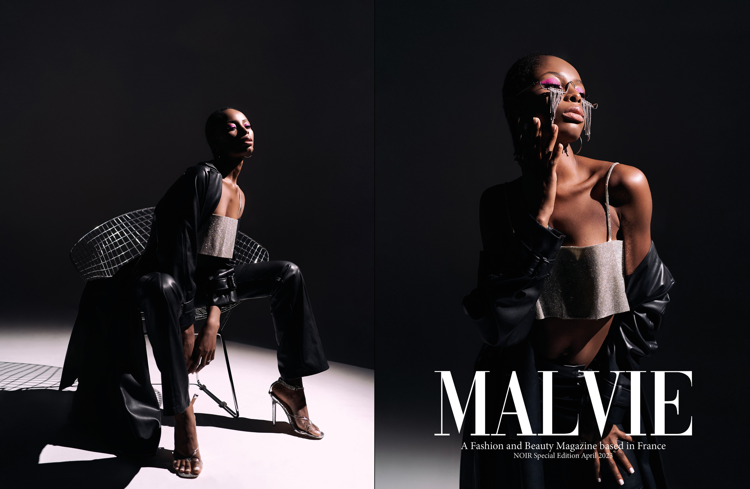 MALVIE I NOIR Spécial Édition I April 2023 🇫🇷. Фотограф в Москве Виктория Курач, Илфи