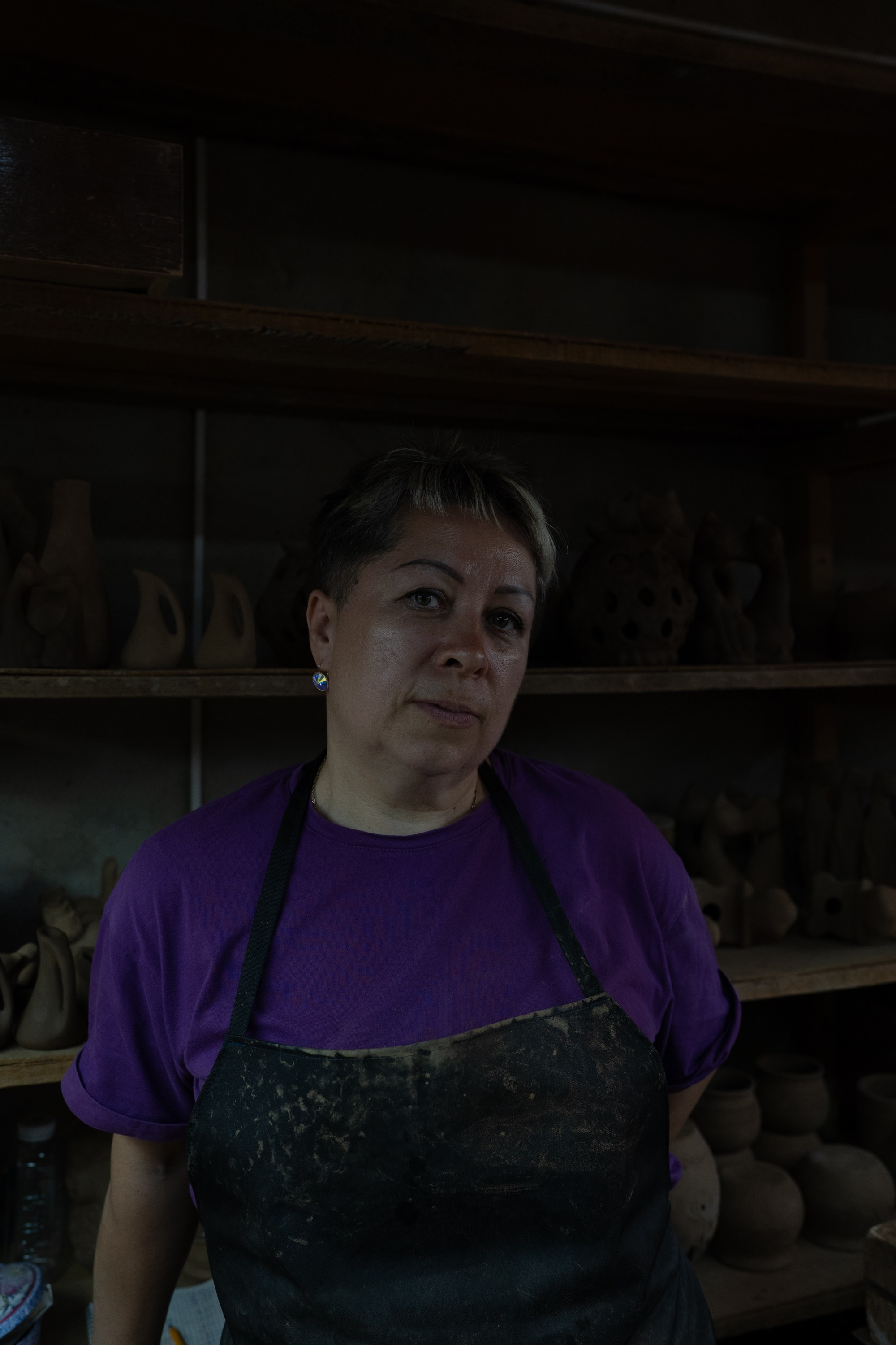 Clay and smoke. Liidia Dubinina. Documentary Photographer