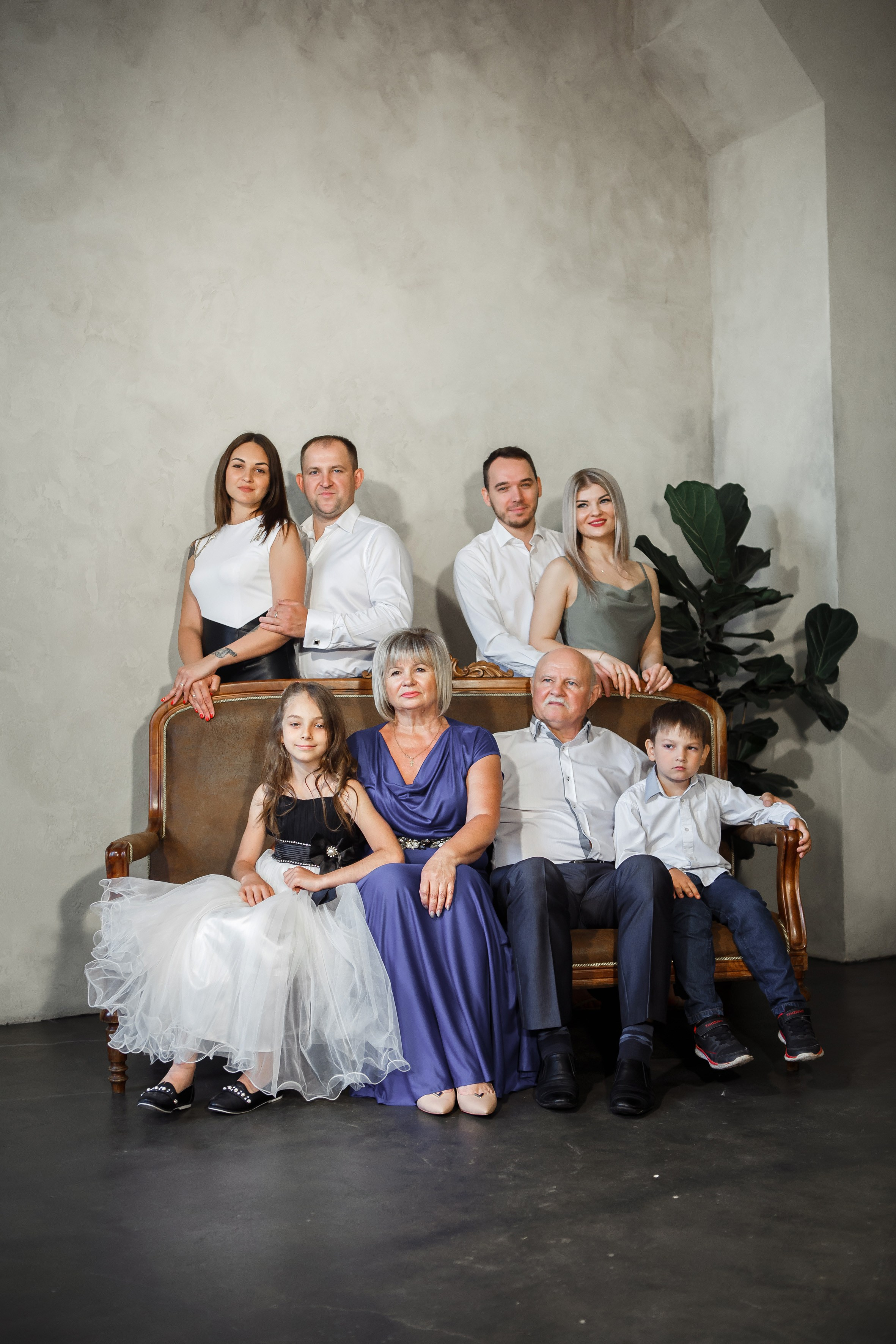 Очень большая семья, личные и парные портреты. Свадебный и портретный Фотограф в Липецке Дмитрий Котюков