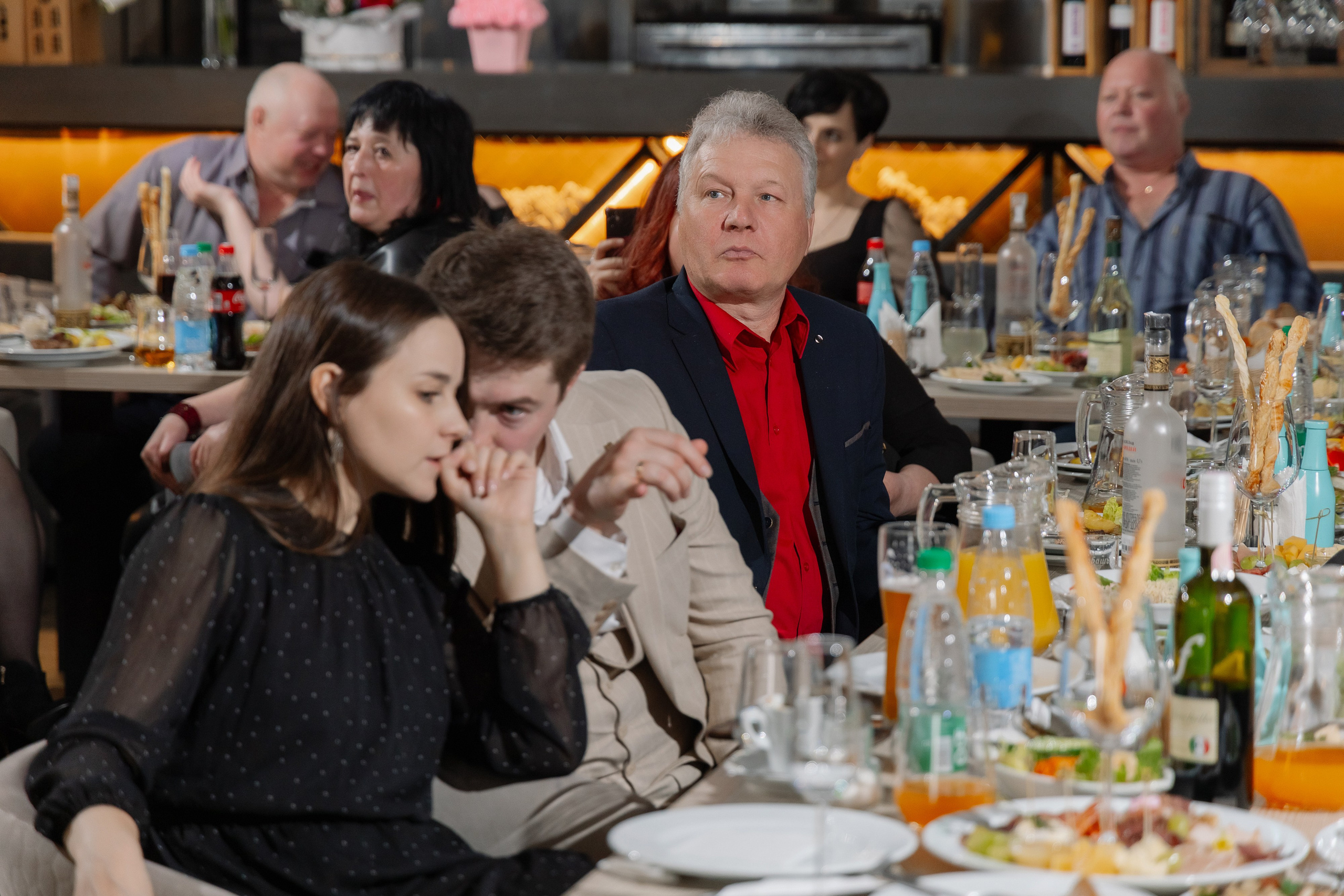 Фотосъемка юбилея в кафе BALDENINI в Минске. Свадебный фотограф в Минске/Беларуси Сергей Спиридонов