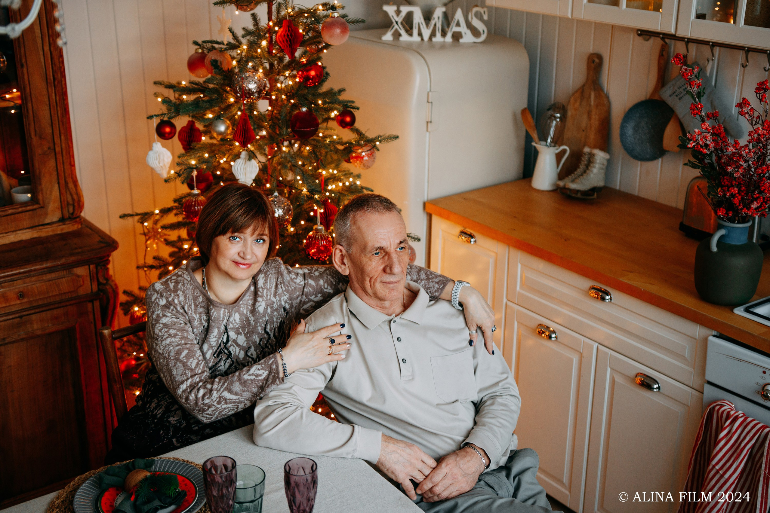 Новогодняя семейная фотосессия. Фотограф в Санкт-Петербурге Alina Film