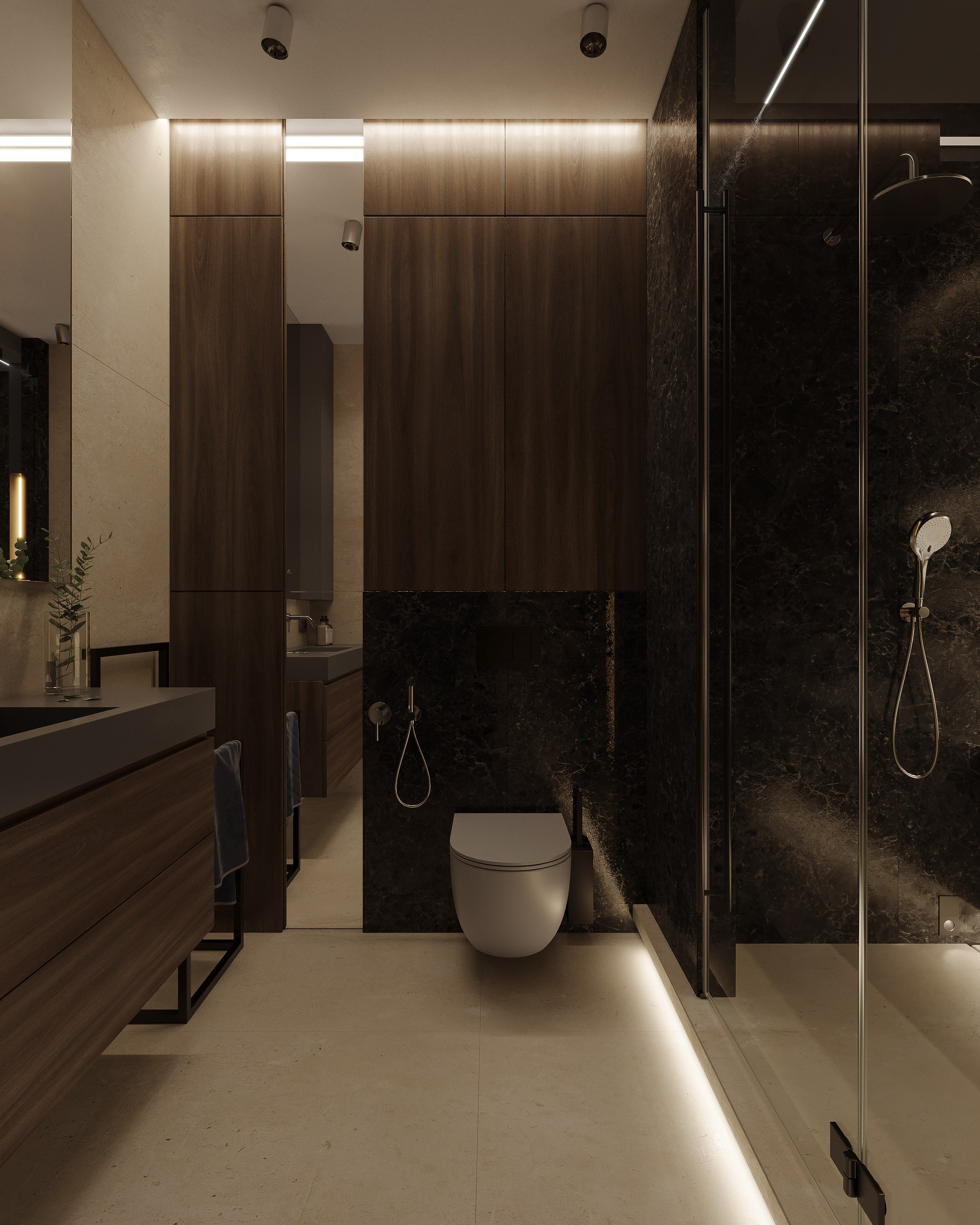 Квартира для L+D Archatelier. 3D визуализация интерьера и архитектурной среды