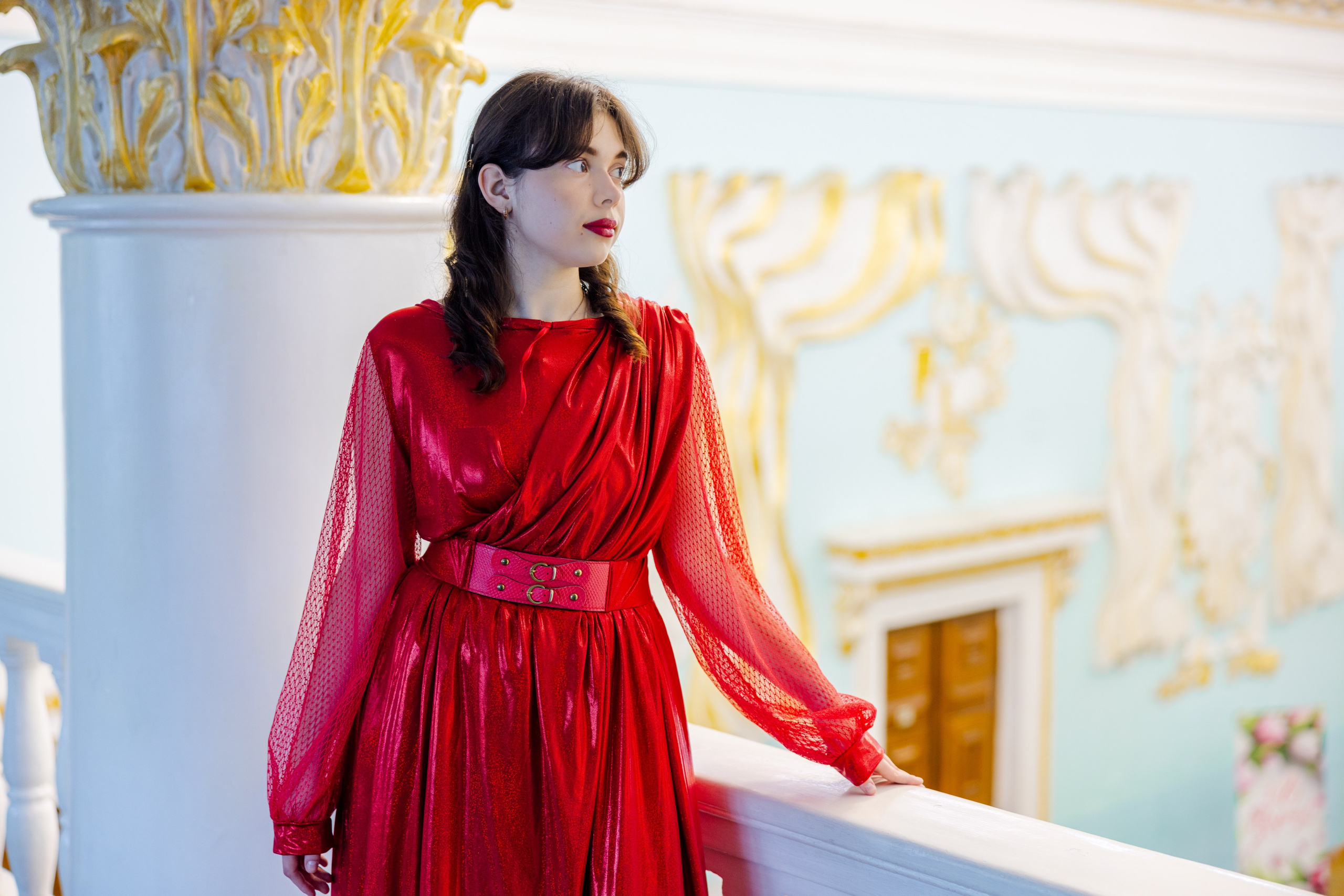 Мария в красном платье. Фотограф в Туле Крупский АнДРей. Фотостудия «КАДР71» в Туле