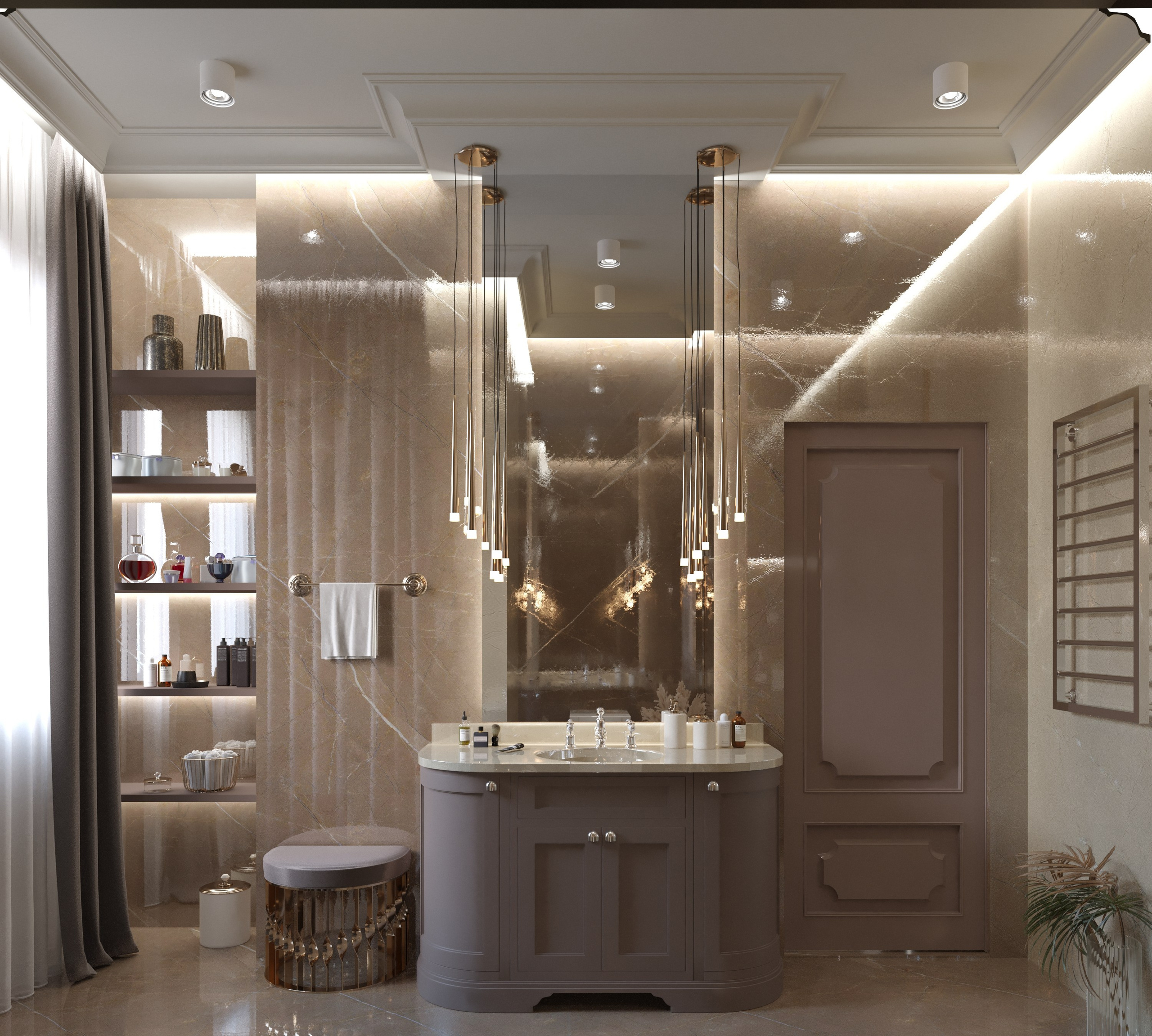 Интерьер частного жилого дома