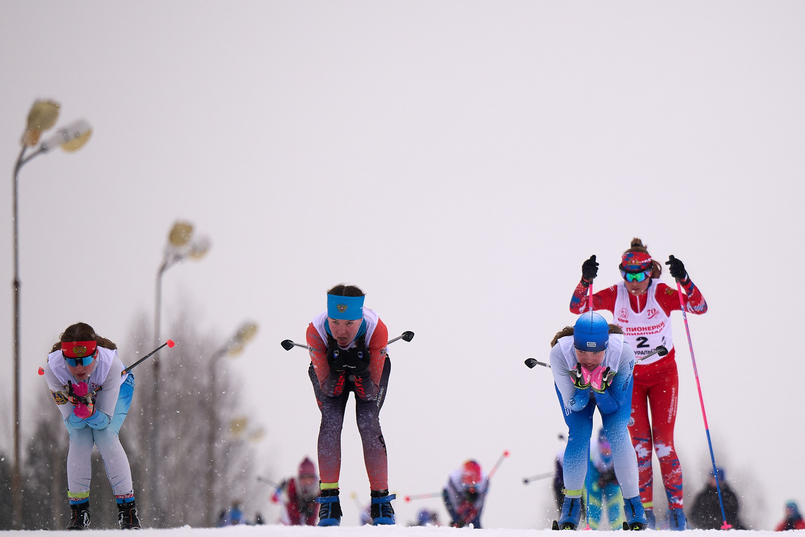 Всероссийские соревнования по лыжным гонкам «Пионерская правда». Ижевс. Спортивный репортажный фотограф в Ижевске Сергей Мерзляков