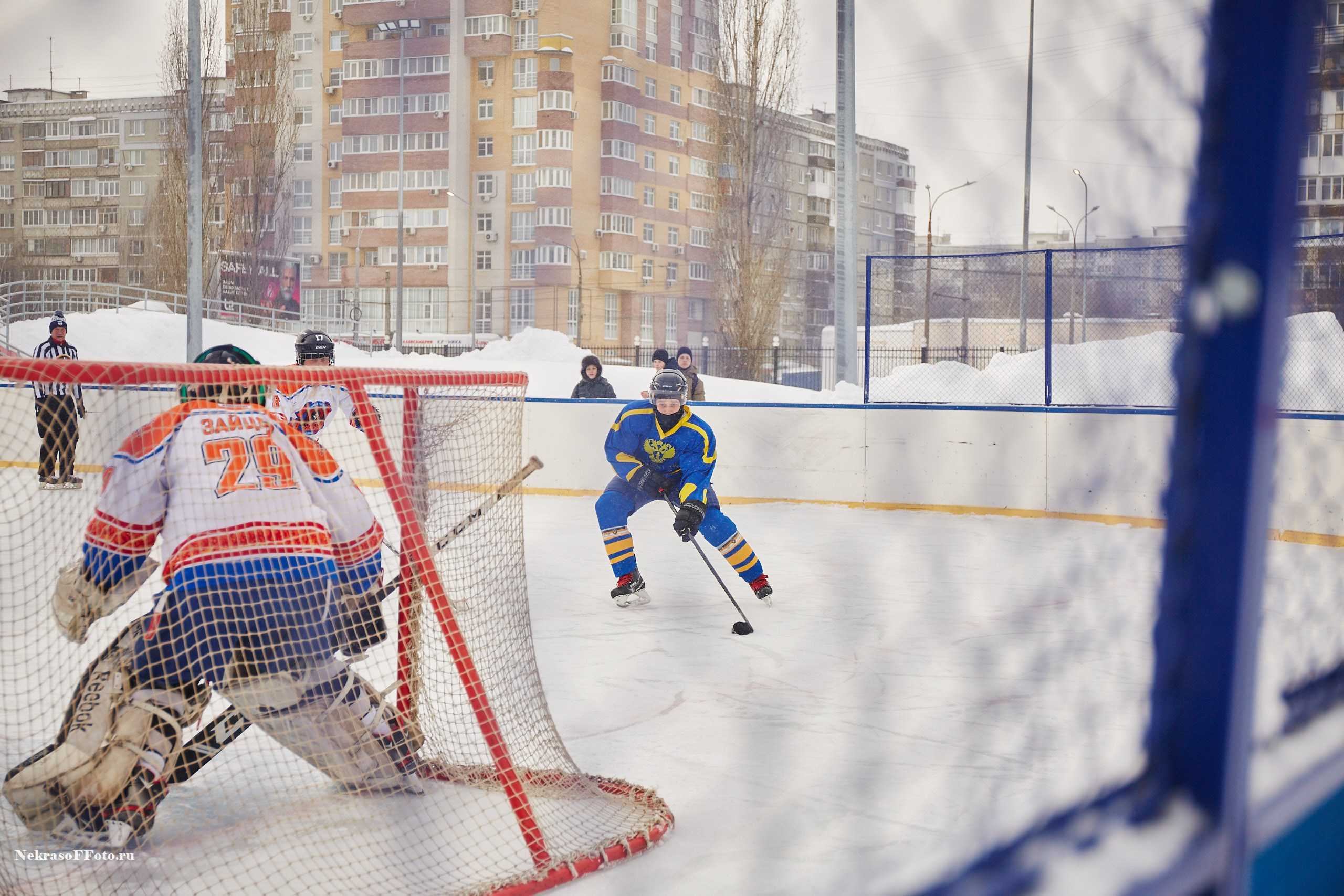 Турнир по хоккею «Русская классика» в рамках Офицерской хоккейной лиги. Спортивный фотограф Некрасов Денис