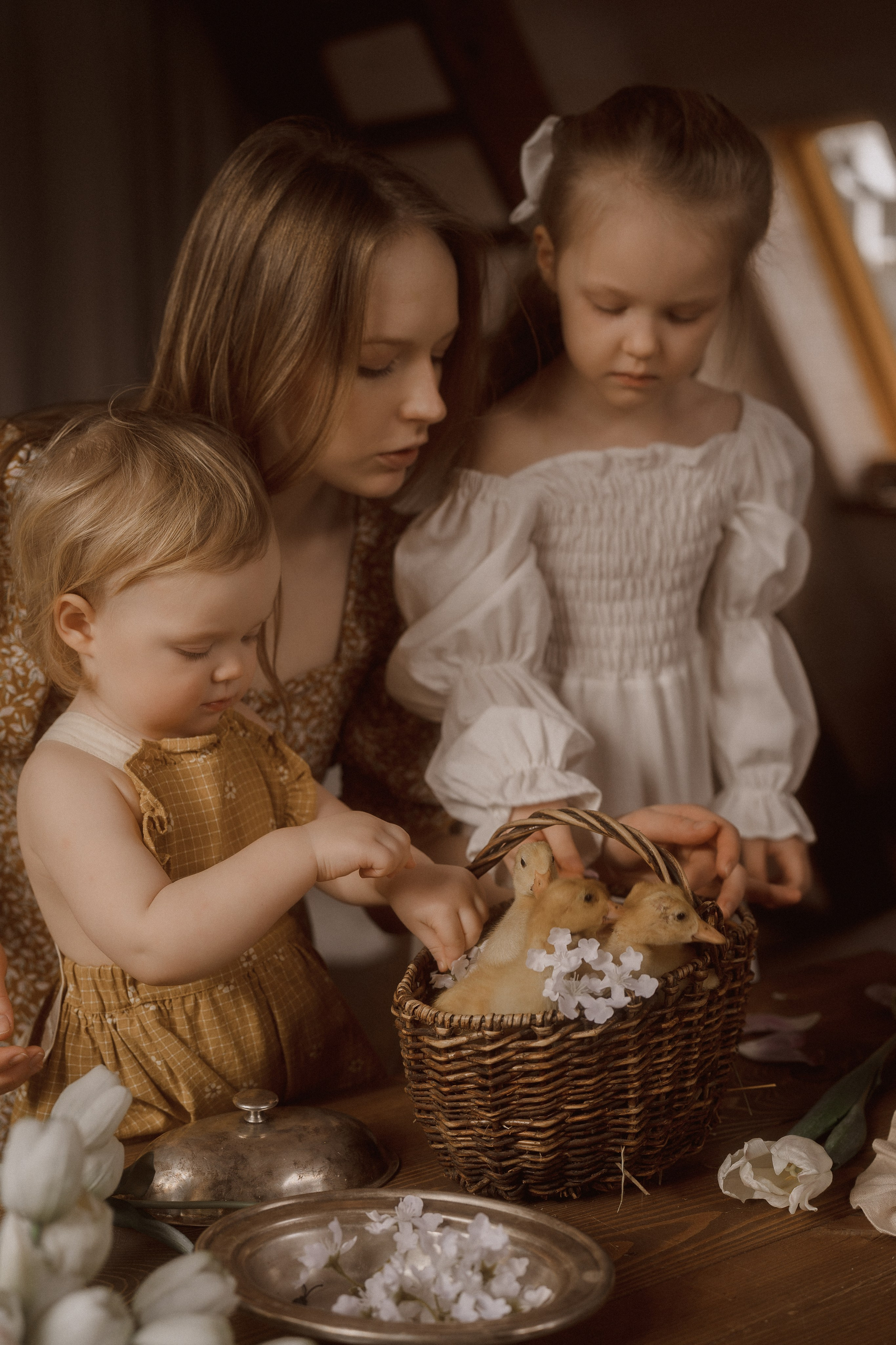 Семейная фотосессия г. Пушкино. Николь, Мия и Александра. Семейный и детский фотограф в Сергиев Посаде, Хотьково Якимчук Любовь