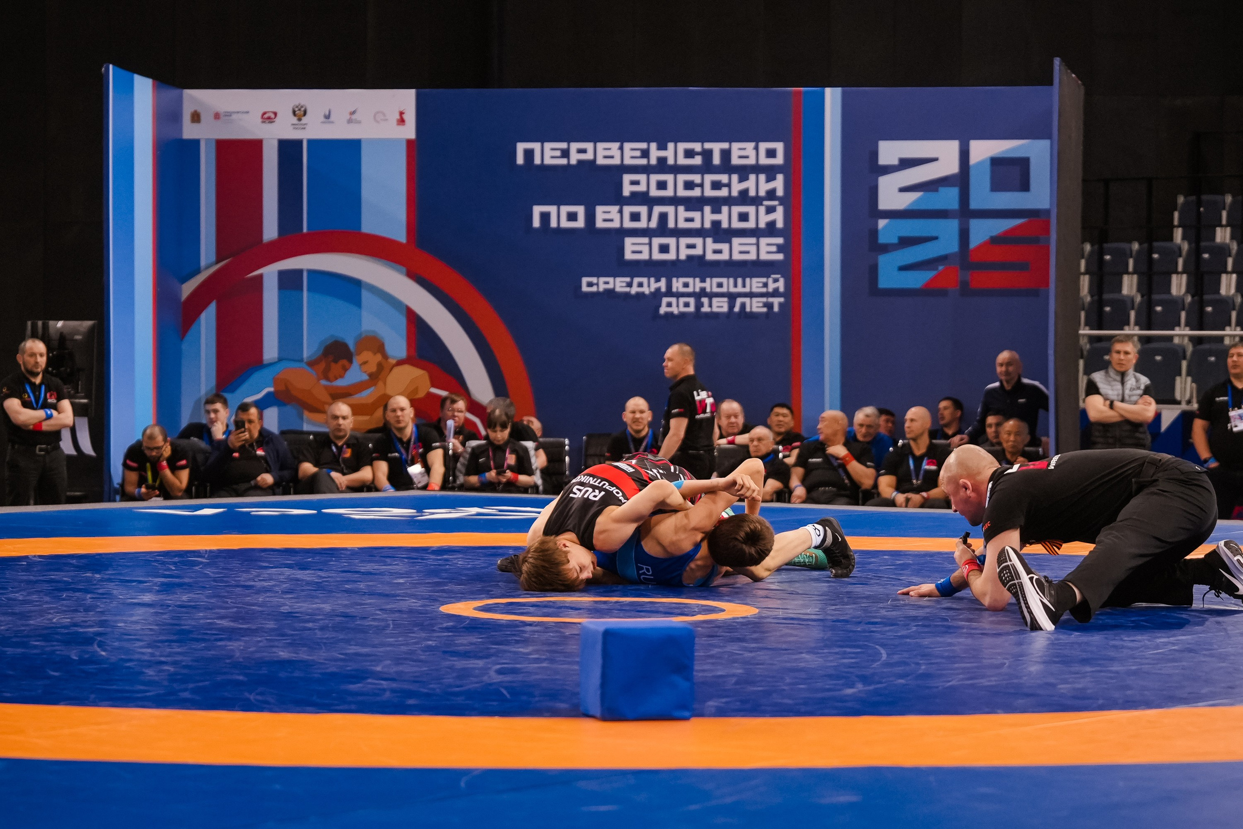 Первенство России по вольной борьбе среди юношей до 16 лет. Красноярск 2025. Фотограф Анна Герман. Красноярск