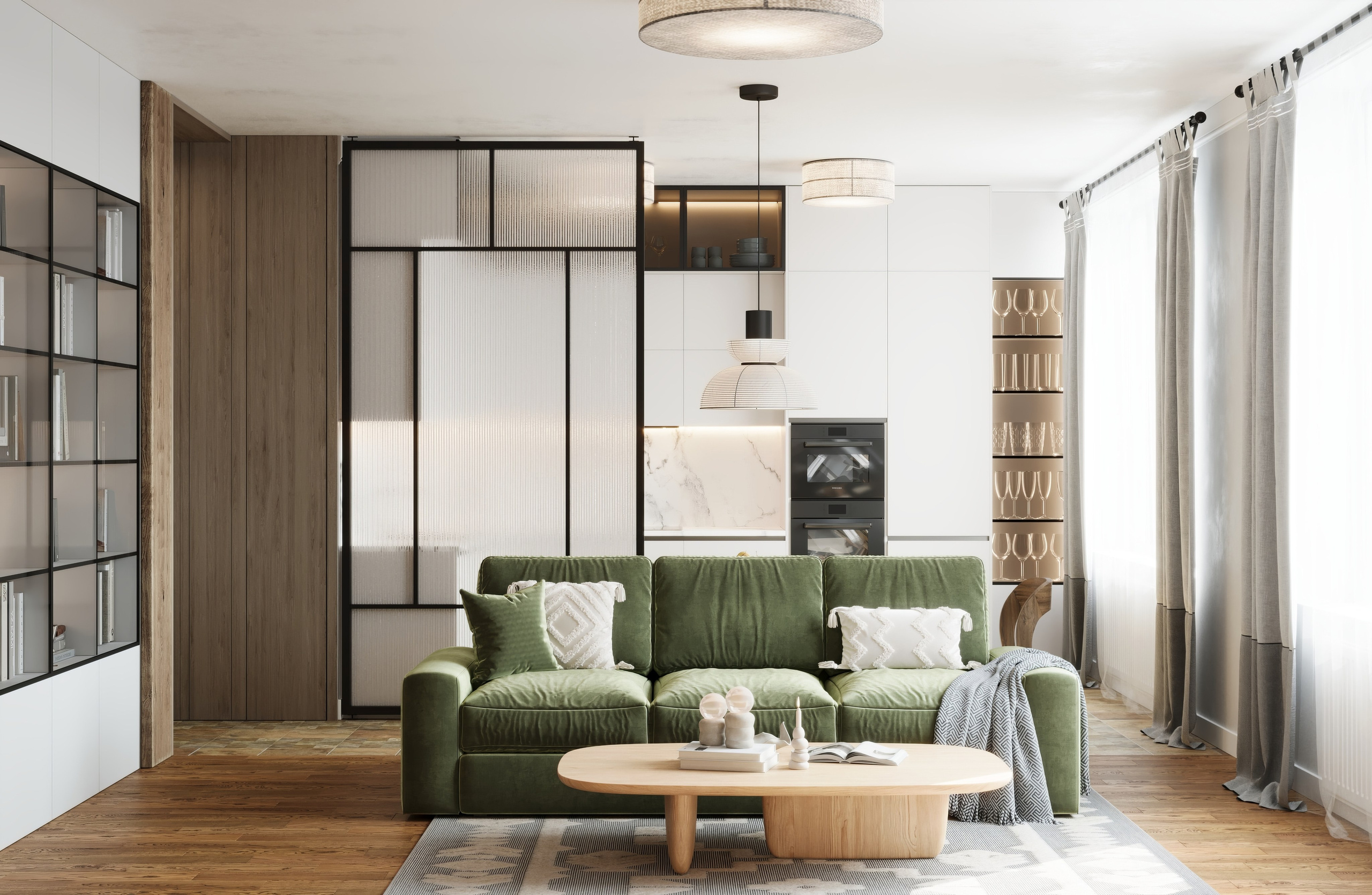 ЖК Наследие 92 м². Заказать 3d визуализацию интерьеров — Дарья Веденёва