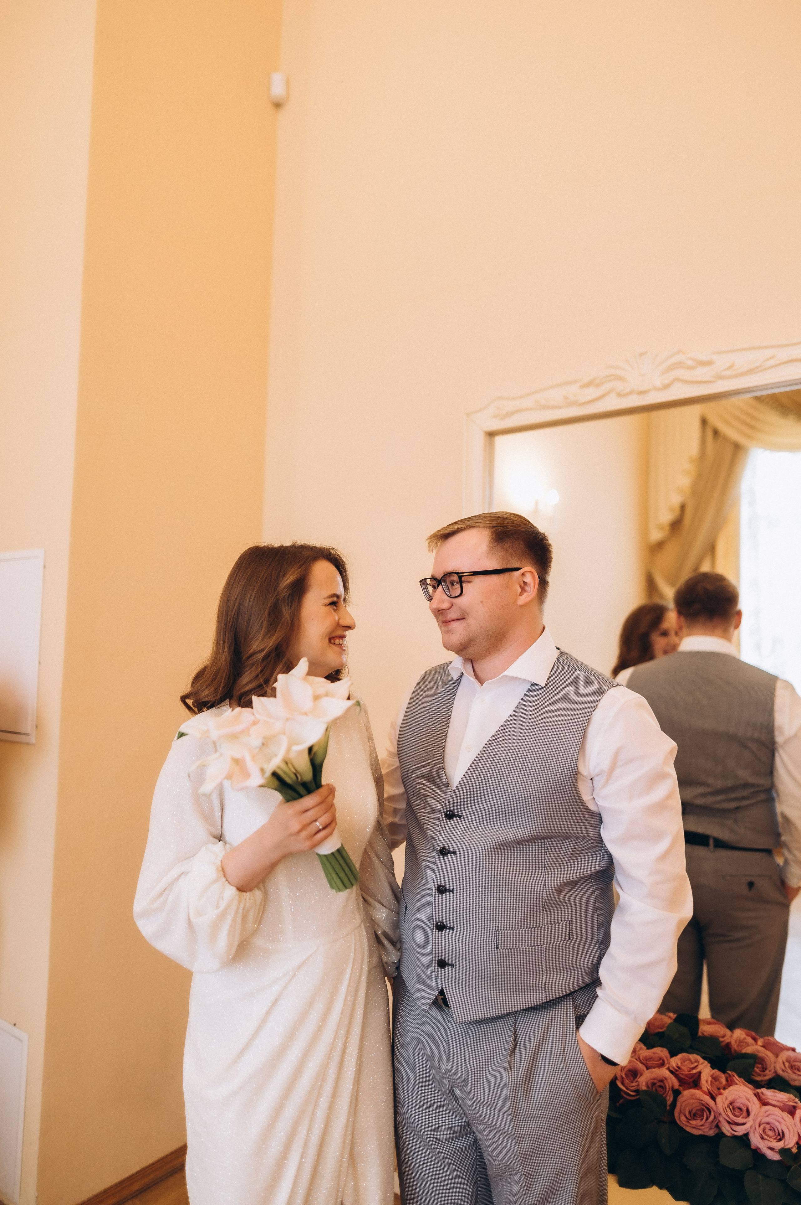 Загс+Оранжерея (камерная свадьба). Фотограф ПИТЕР СПБ Надежда Баранова