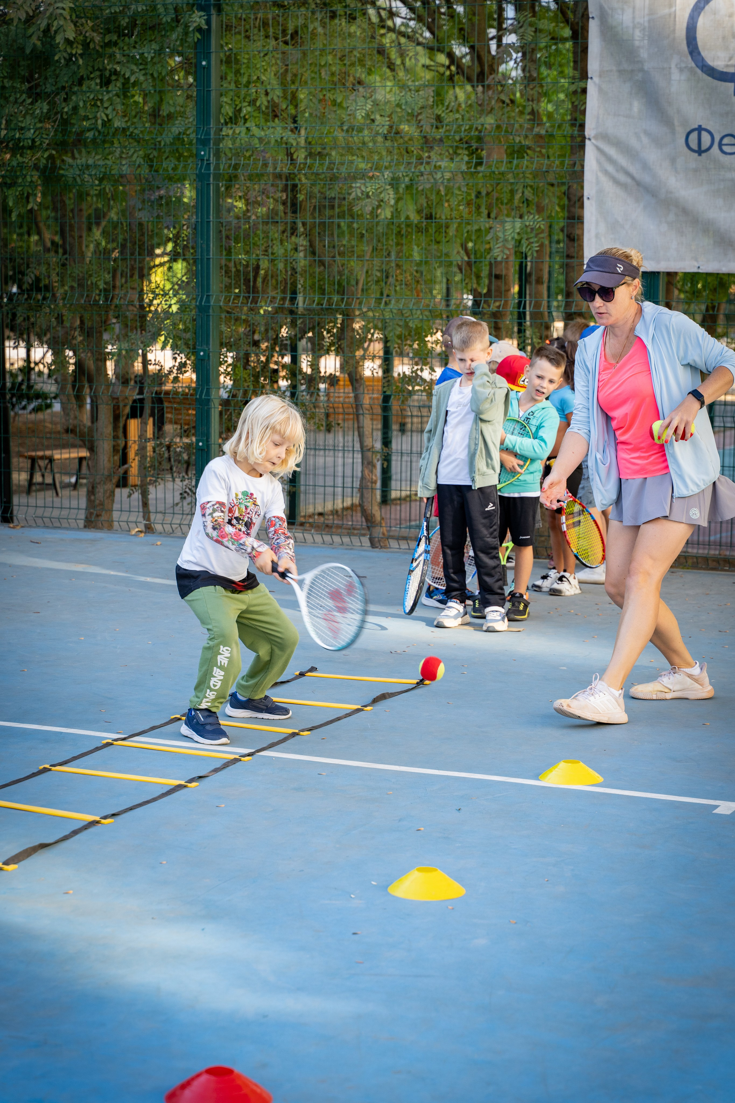 Федерация тенниса Севастополь. Малыши. Анастасия Дунаева. Фотограф в Севастополе