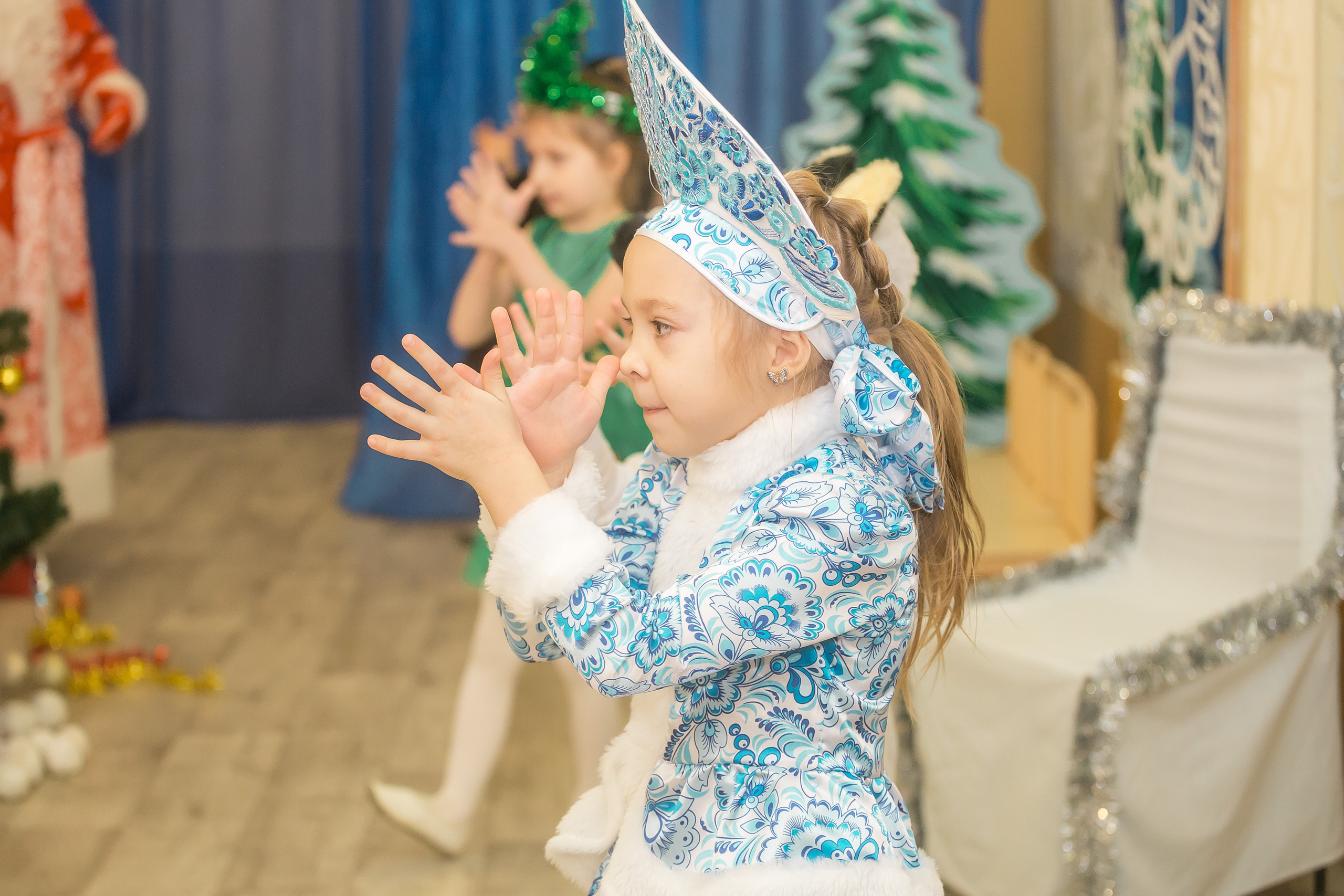 Новогодний утренник в детском саду. Фотографиня Мария Дикова