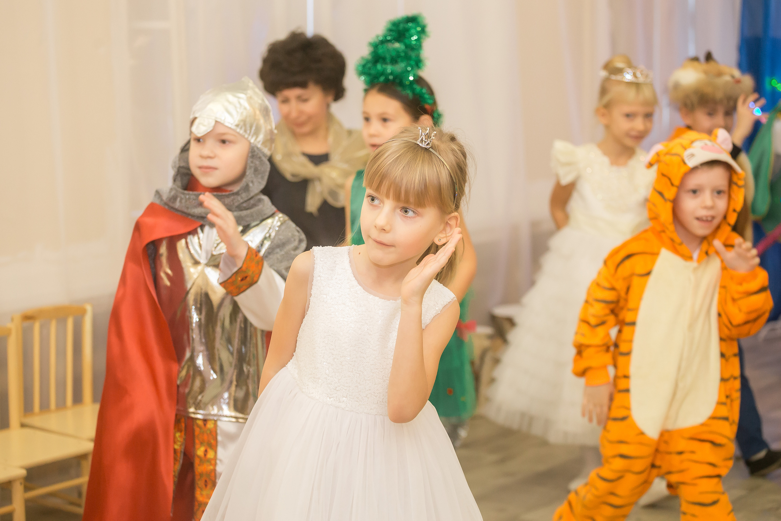 Новогодний утренник в детском саду. Фотографиня Мария Дикова