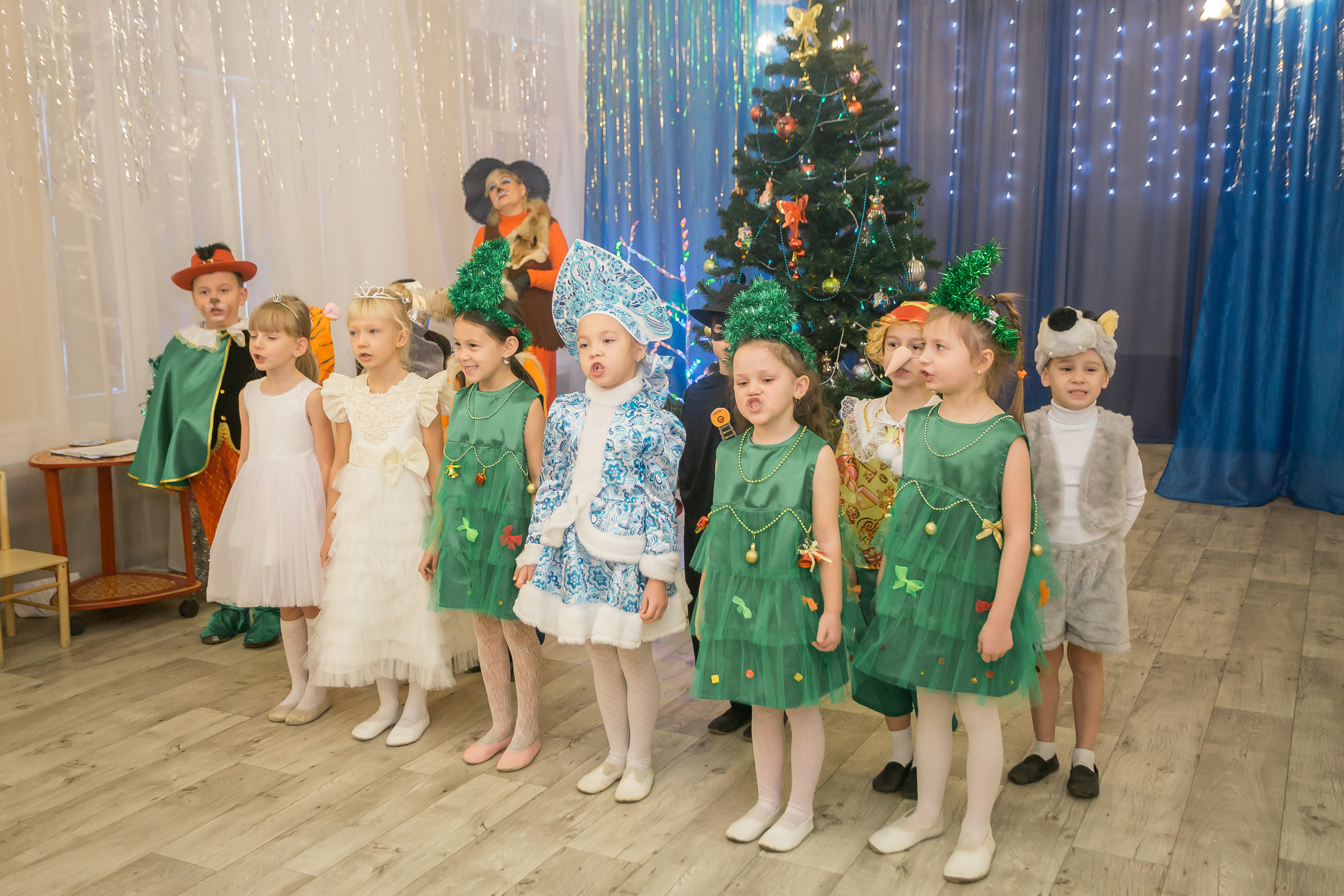 Новогодний утренник в детском саду. Фотографиня Мария Дикова