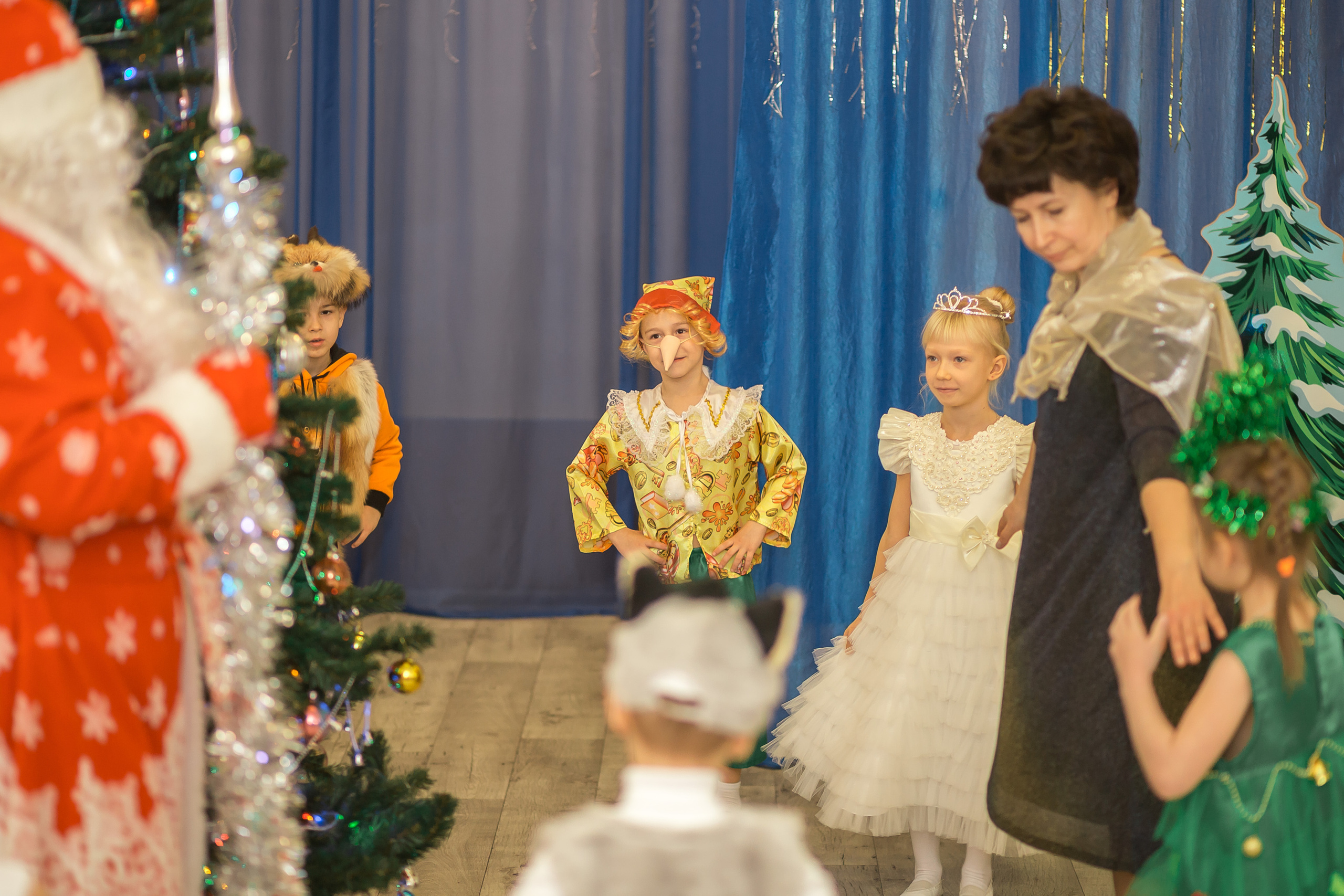 Новогодний утренник в детском саду. Фотографиня Мария Дикова