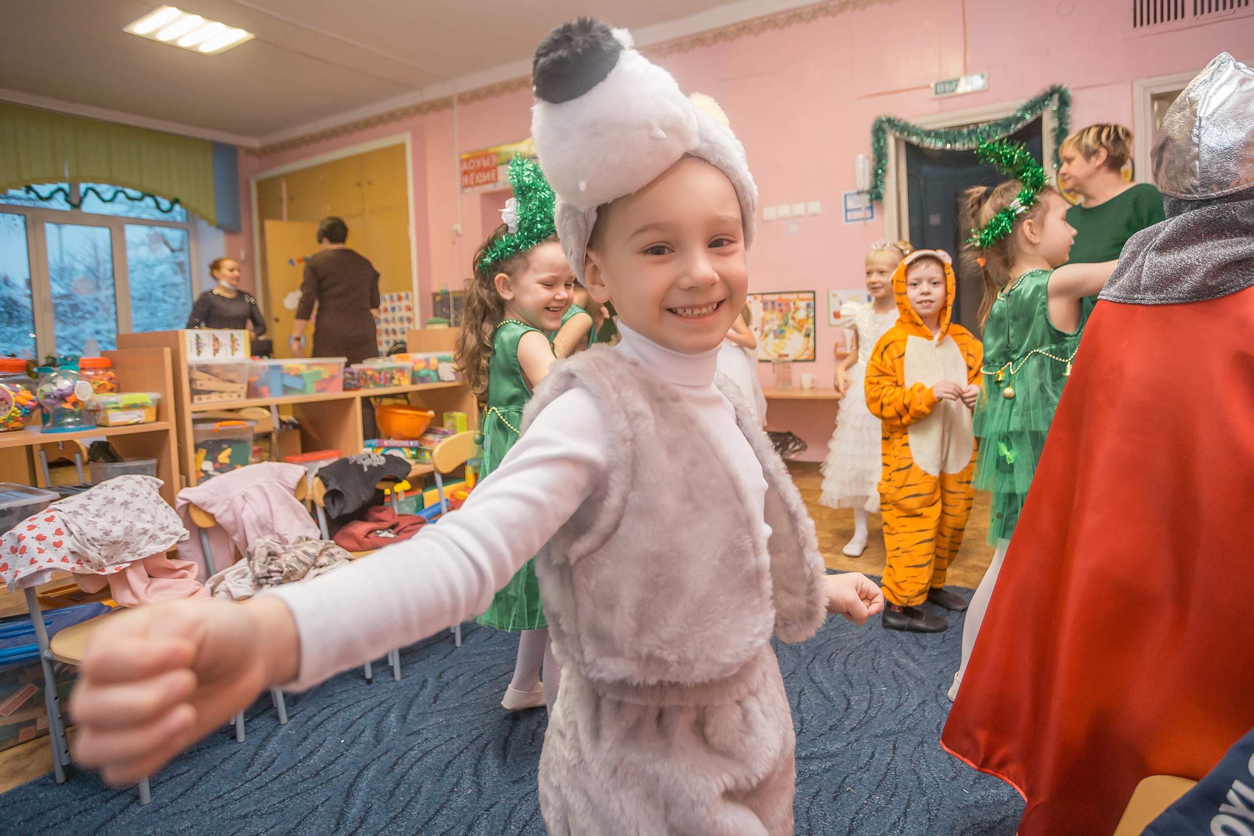 Новогодний утренник в детском саду. Фотографиня Мария Дикова