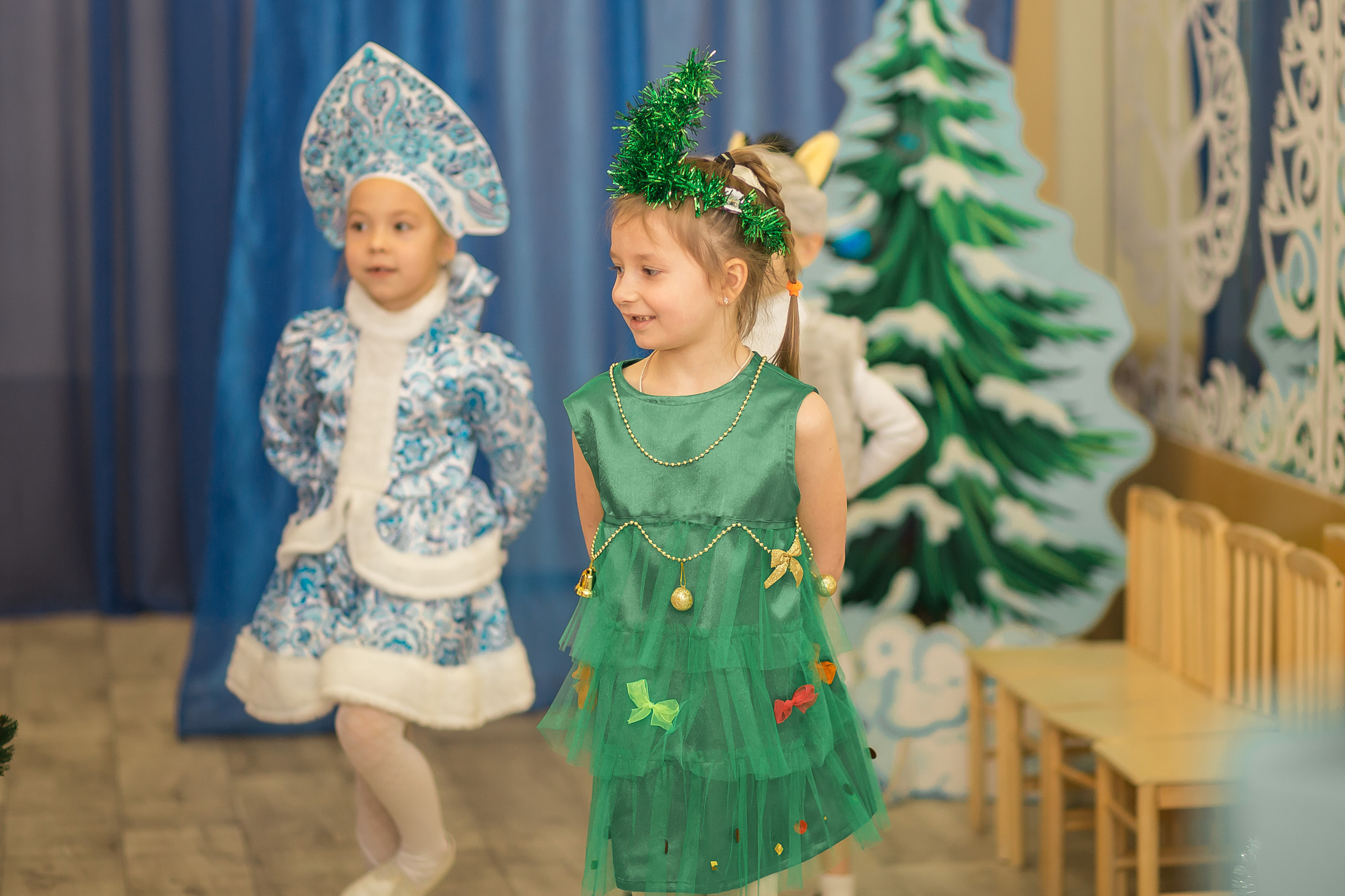 Новогодний утренник в детском саду. Фотографиня Мария Дикова