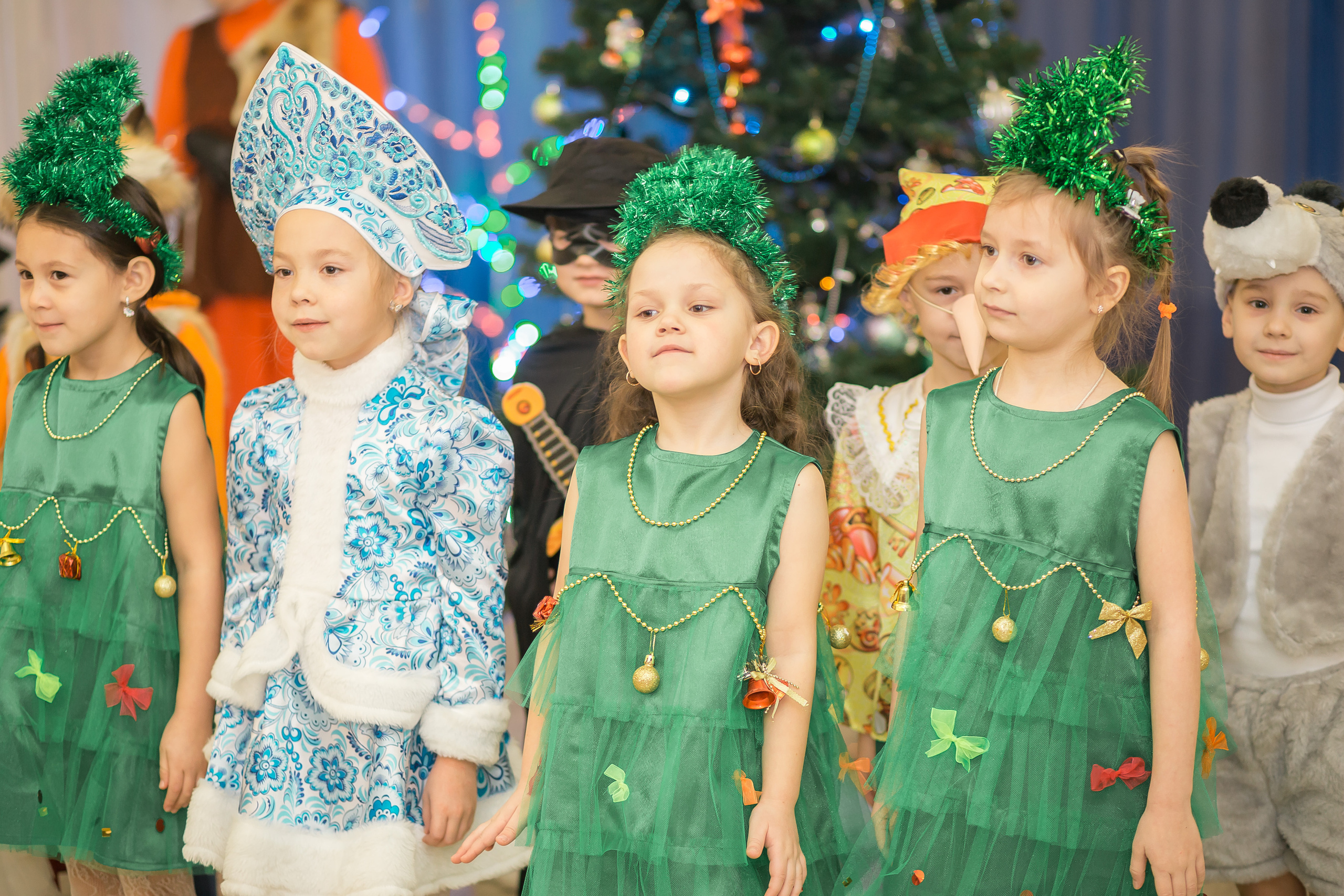 Новогодний утренник в детском саду. Фотографиня Мария Дикова