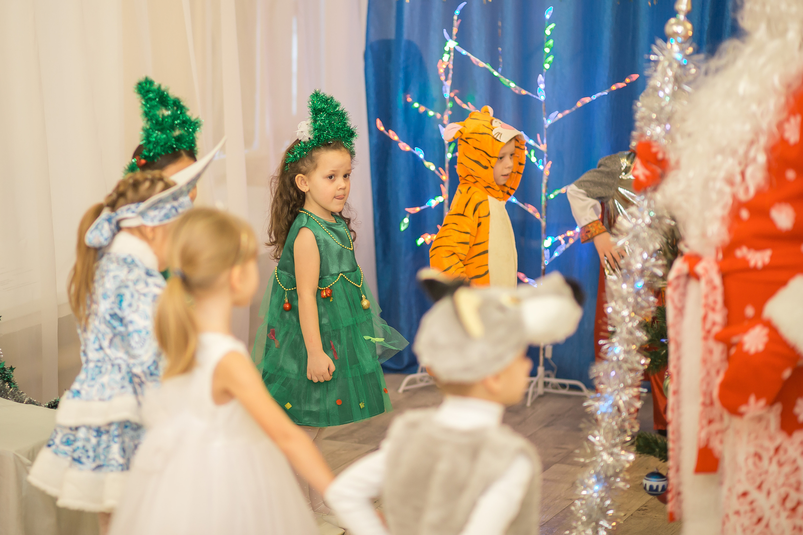 Новогодний утренник в детском саду. Фотографиня Мария Дикова