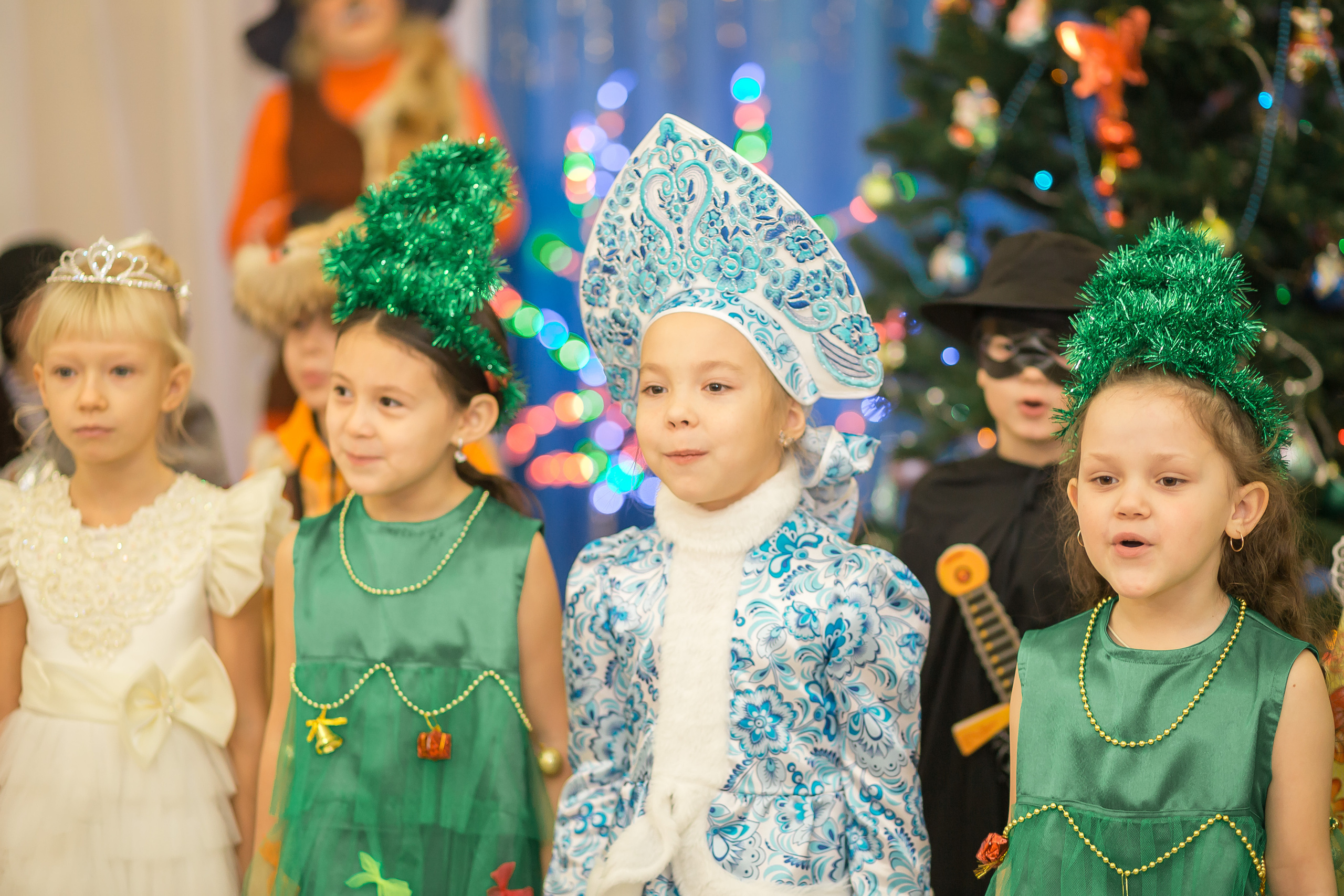 Новогодний утренник в детском саду. Фотографиня Мария Дикова