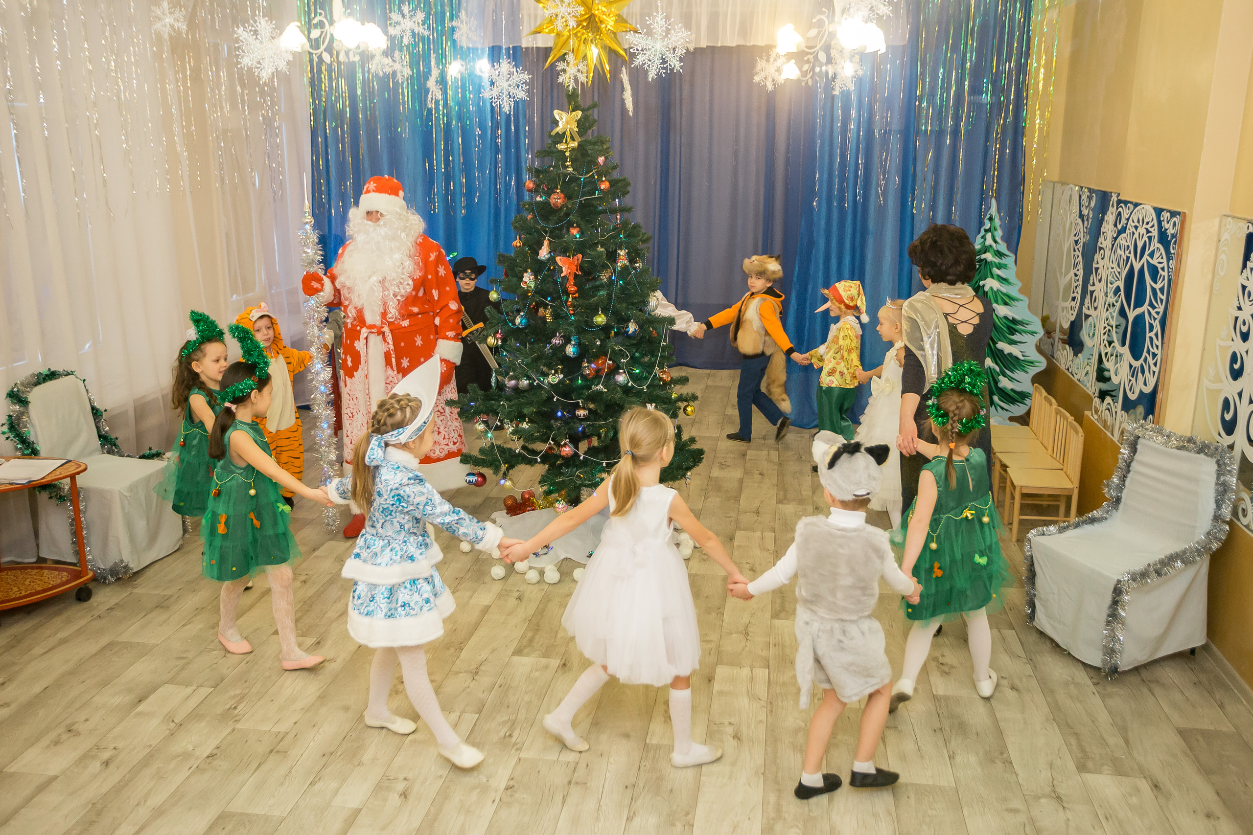 Новогодний утренник в детском саду. Фотографиня Мария Дикова