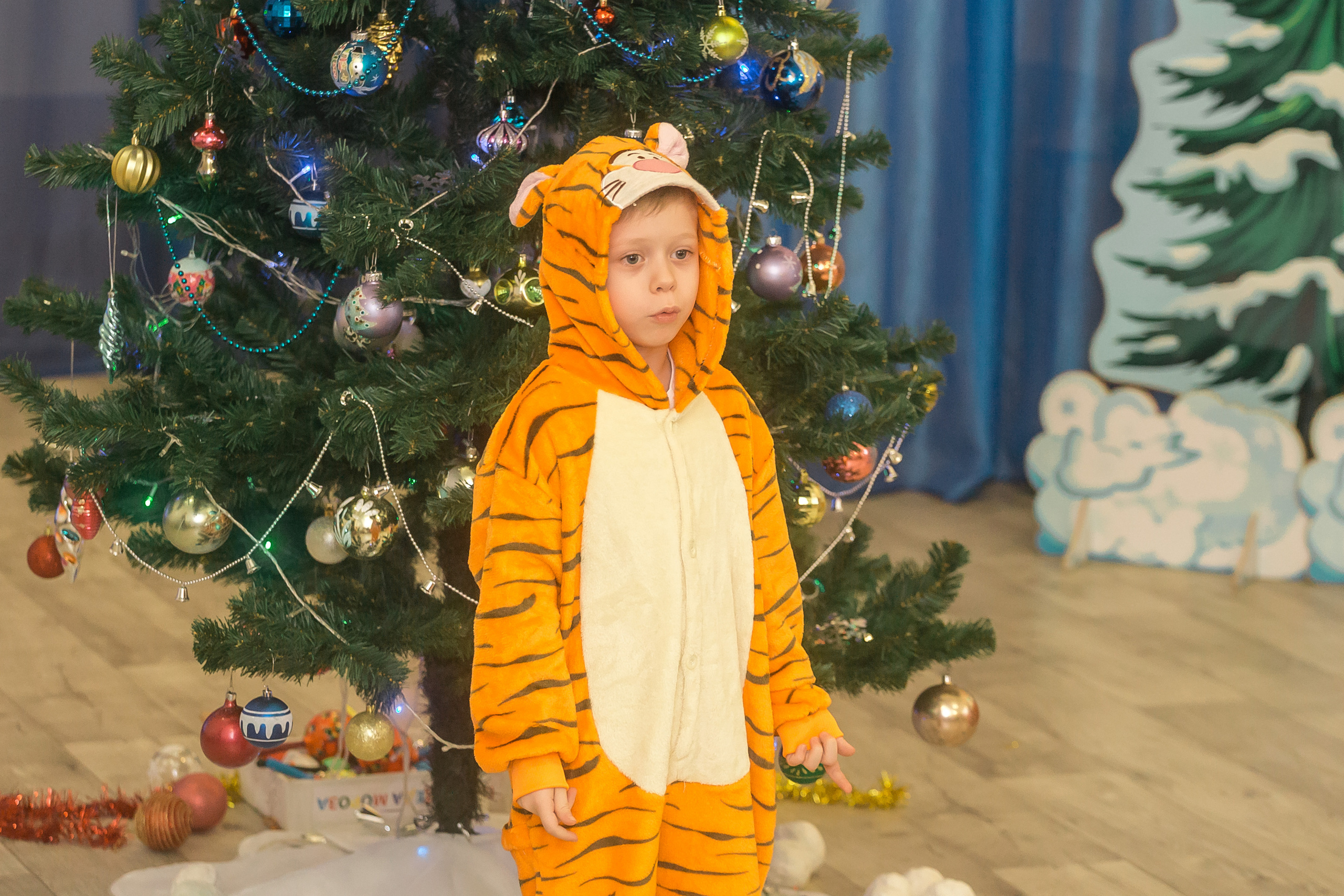 Новогодний утренник в детском саду. Фотографиня Мария Дикова