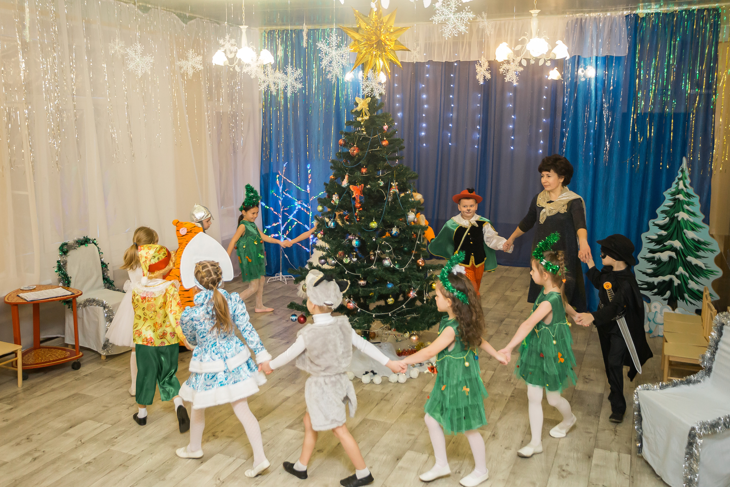 Новогодний утренник в детском саду. Фотографиня Мария Дикова