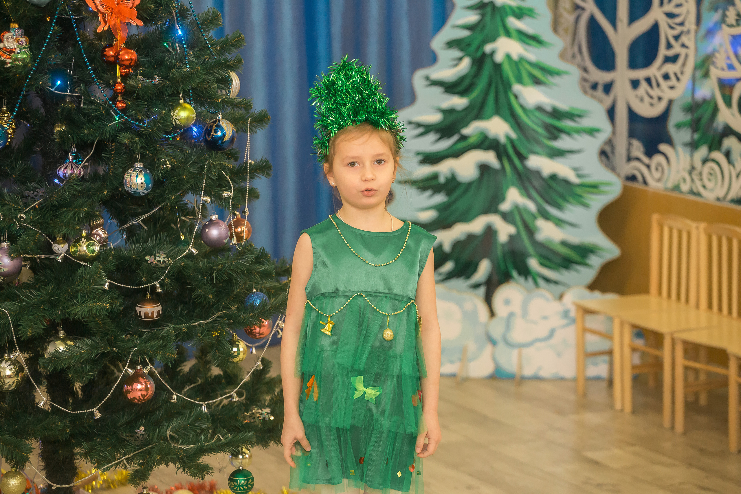 Новогодний утренник в детском саду. Фотографиня Мария Дикова