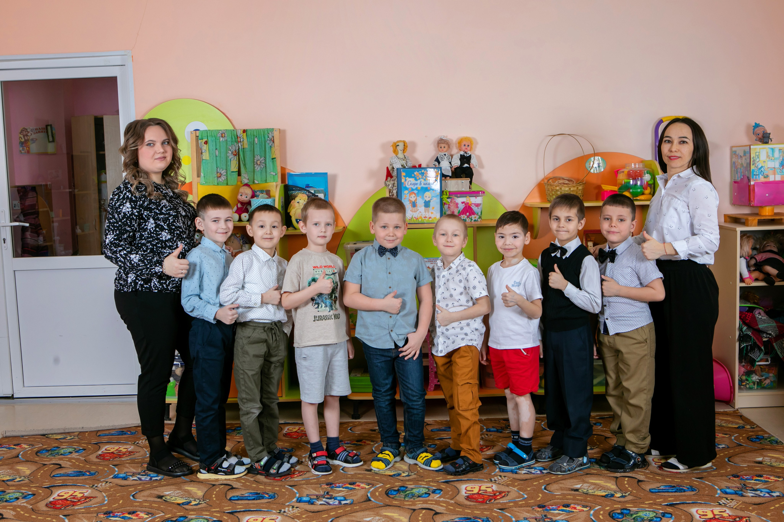 Съемка в детском саду. Выпускные фотокниги