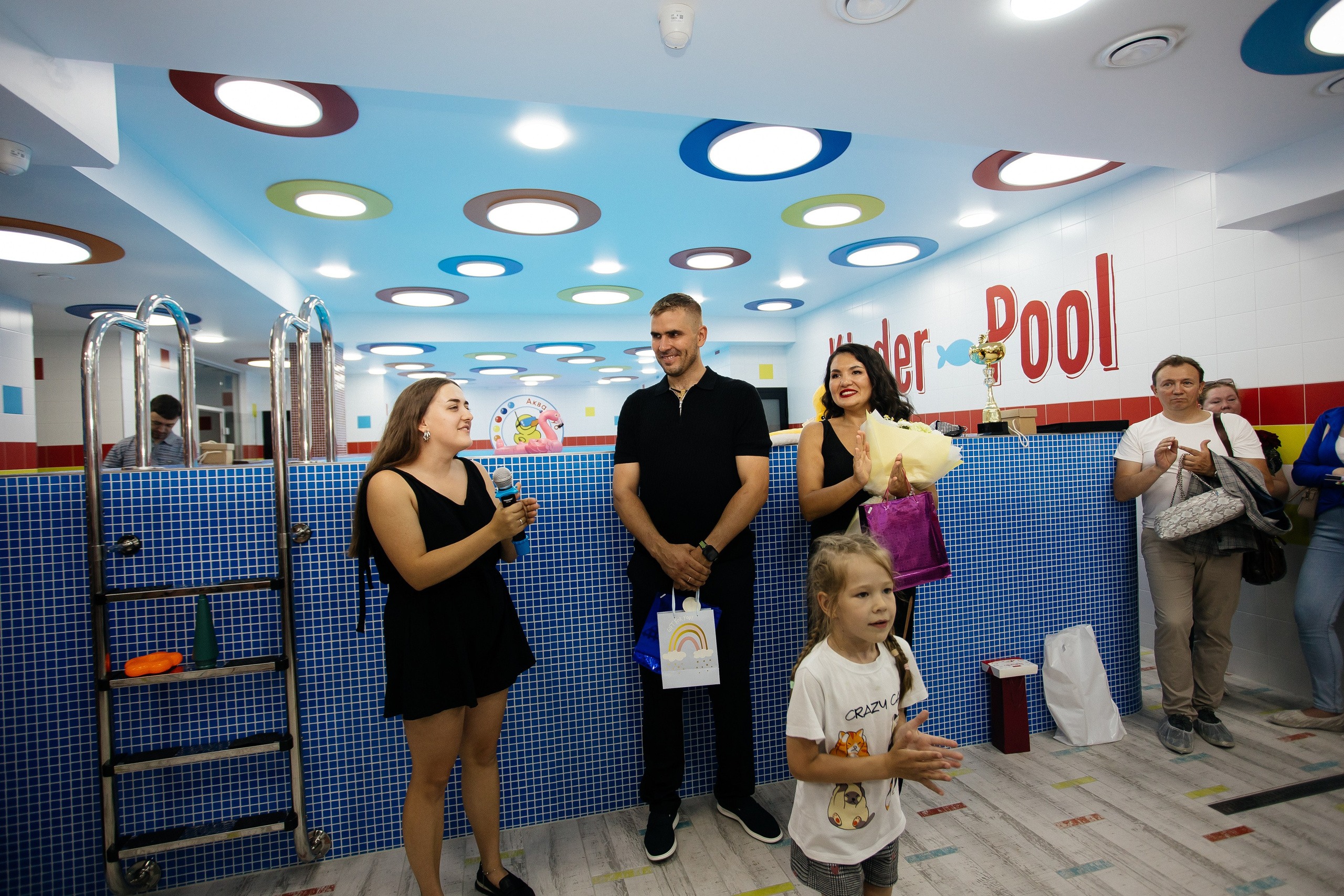 Открытие бассейна. Фотограф в Иркутске