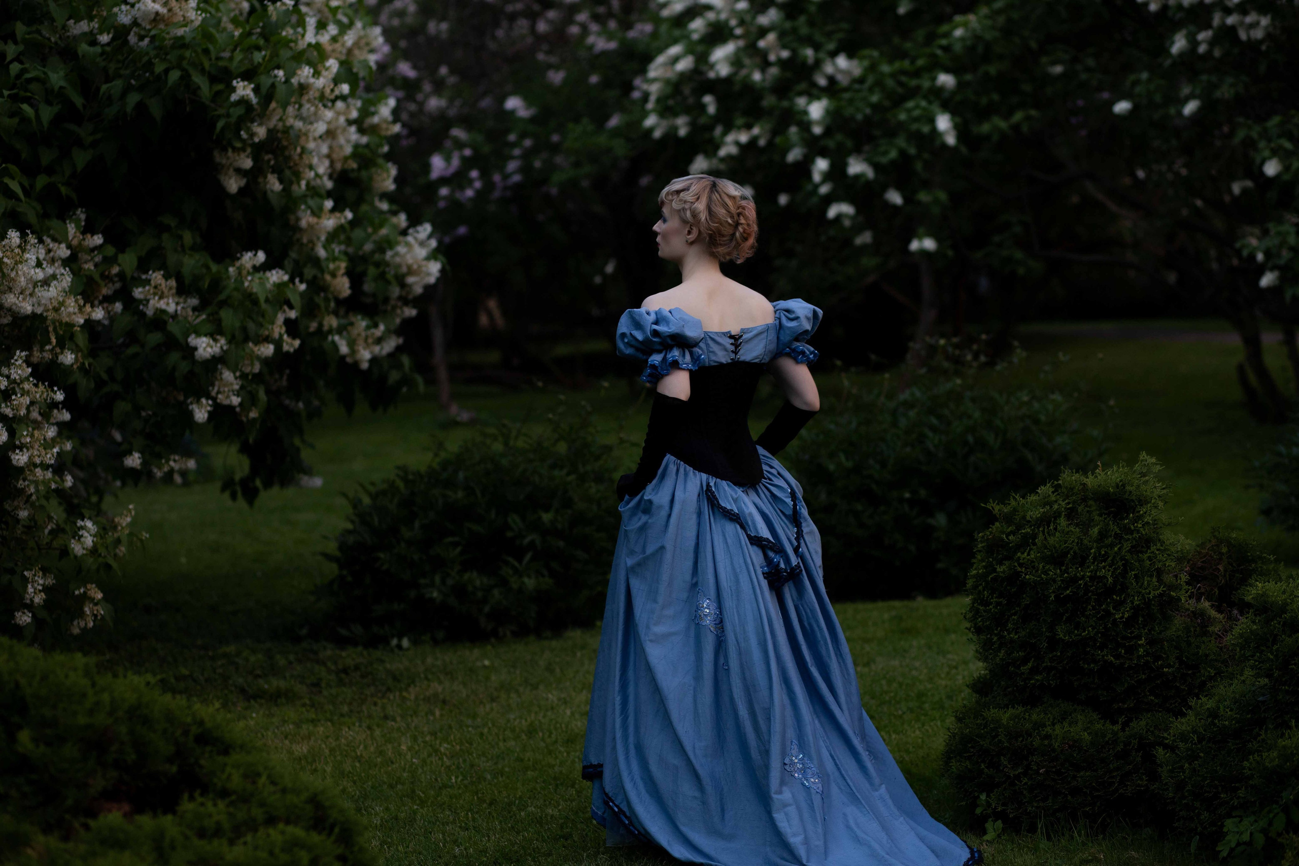 Таинственный сад. Художественная винтажная фотография